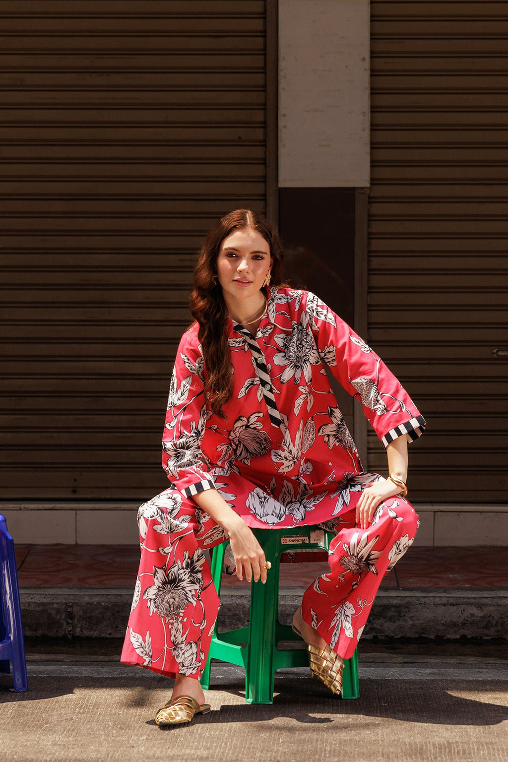 2-PC Printed Lawn Suit CPM-5-44