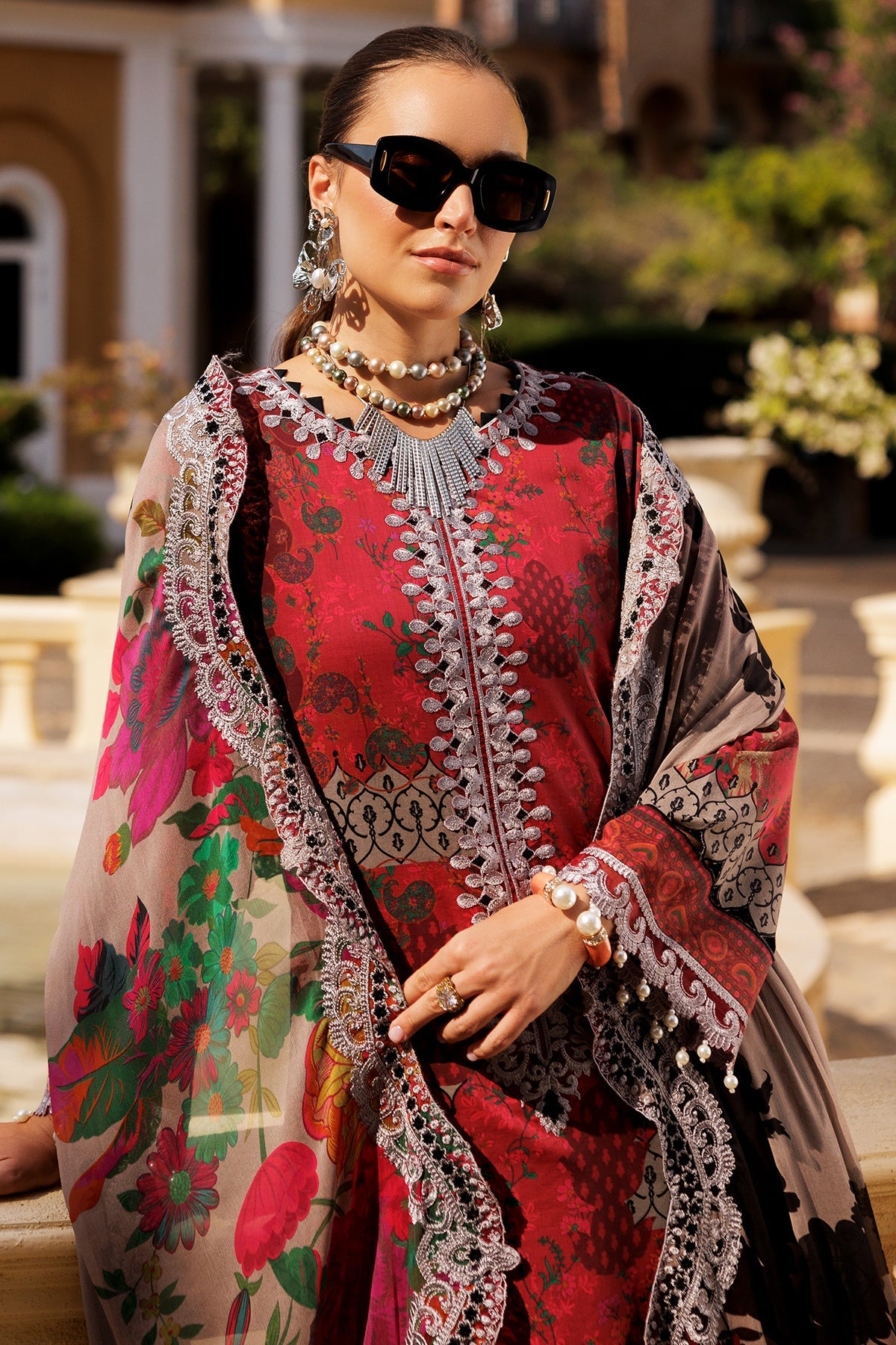 3-PC Unstitched Embroidered Lawn Collection CC5-15