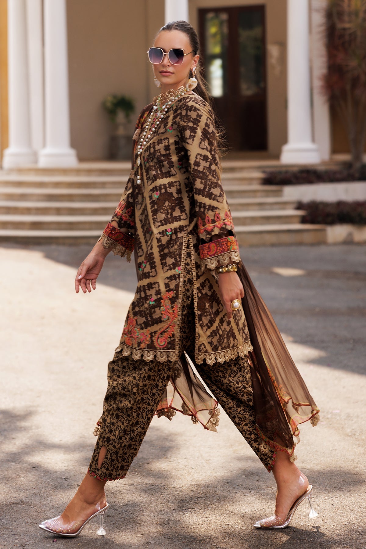 3-PC Unstitched Embroidered Lawn Collection CC5-20