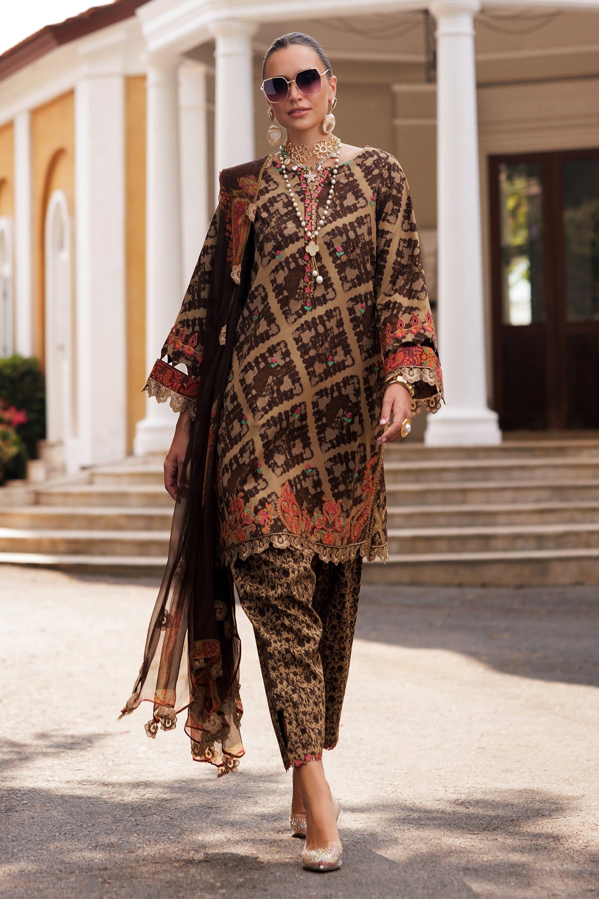 3-PC Unstitched Embroidered Lawn Collection CC5-20