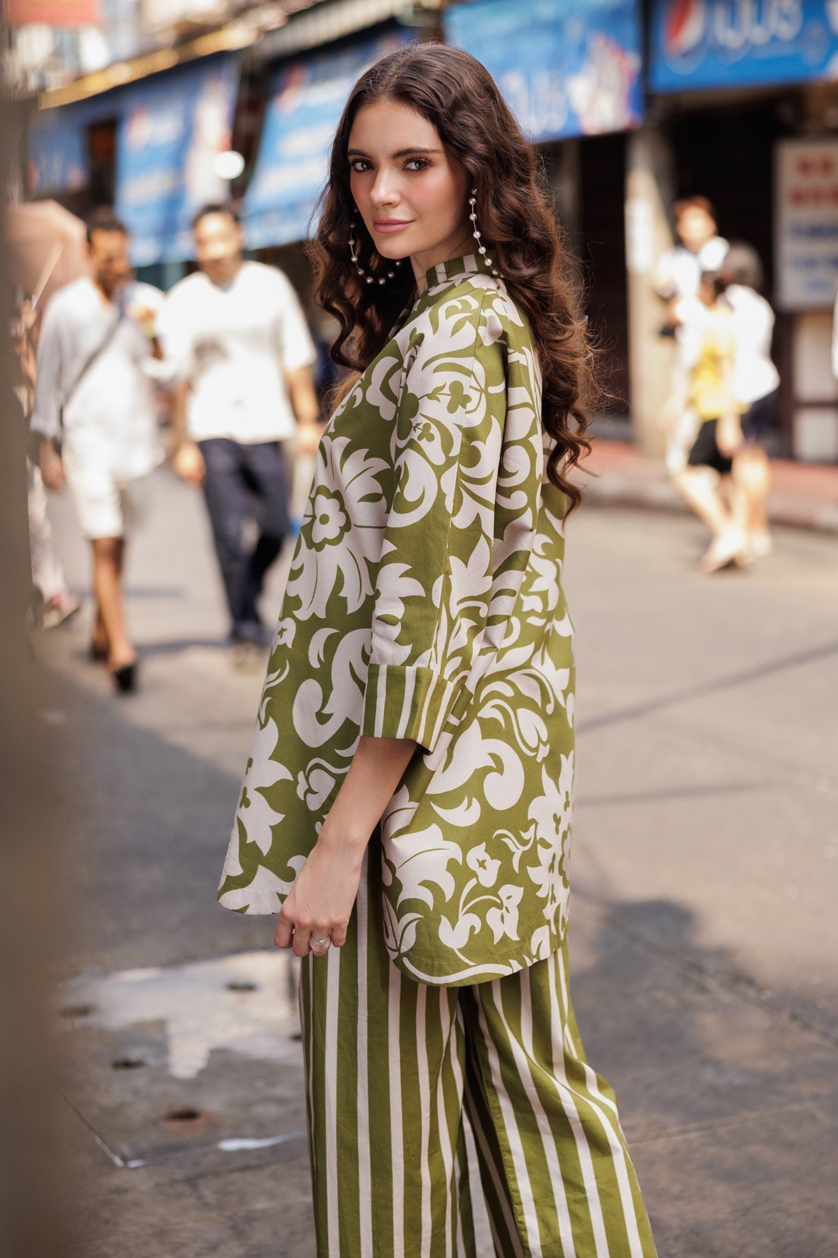 2-PC Printed Lawn Suit CPM-5-47A