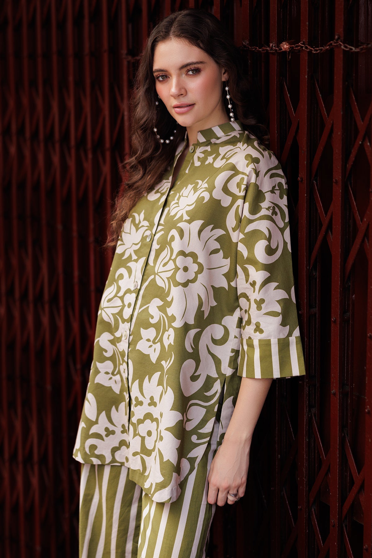 2-PC Printed Lawn Suit CPM-5-47A