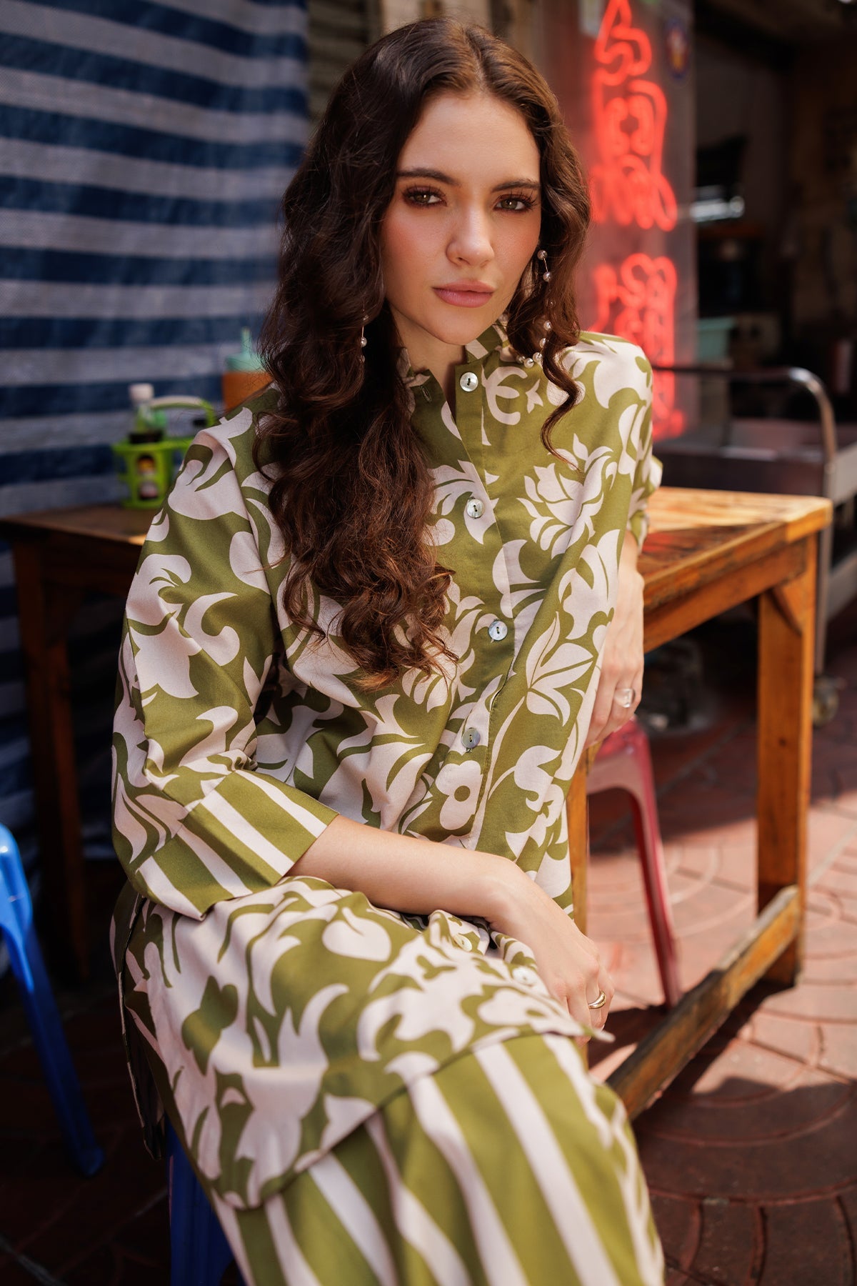 2-PC Printed Lawn Suit CPM-5-47A