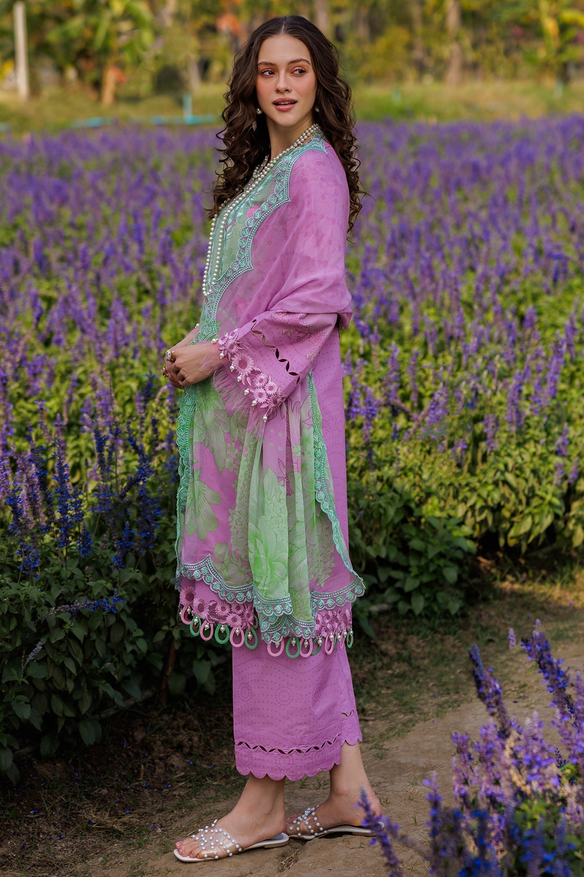 3-PC Unstitched Embroidered Lawn Collection CC5-03