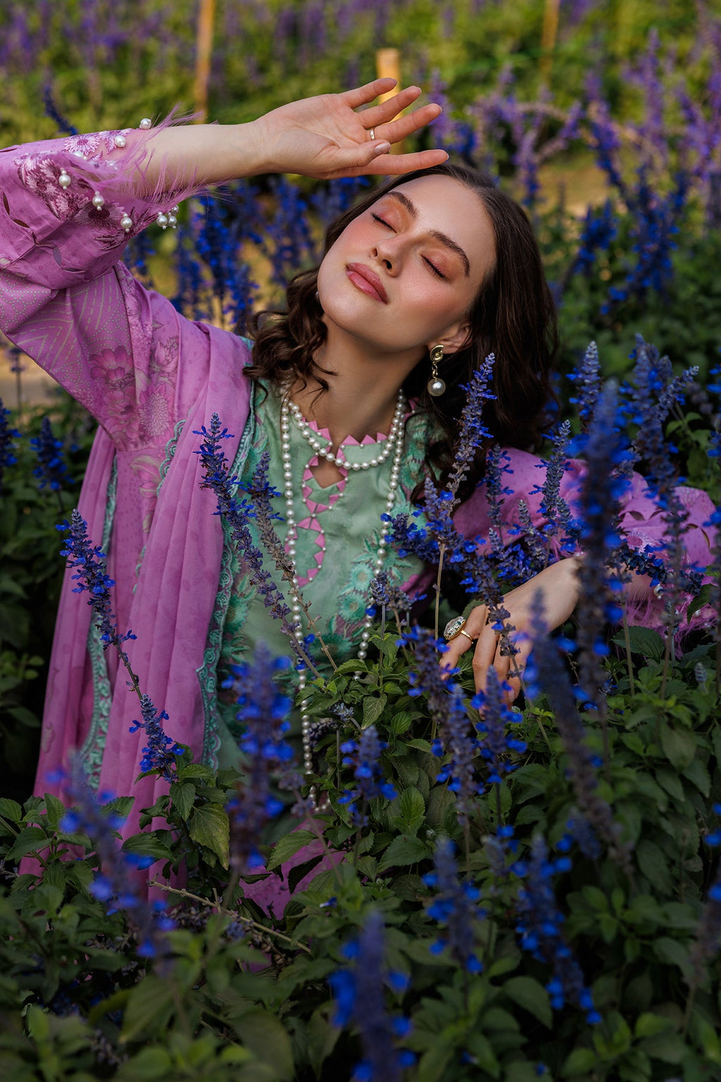 3-PC Unstitched Embroidered Lawn Collection CC5-03