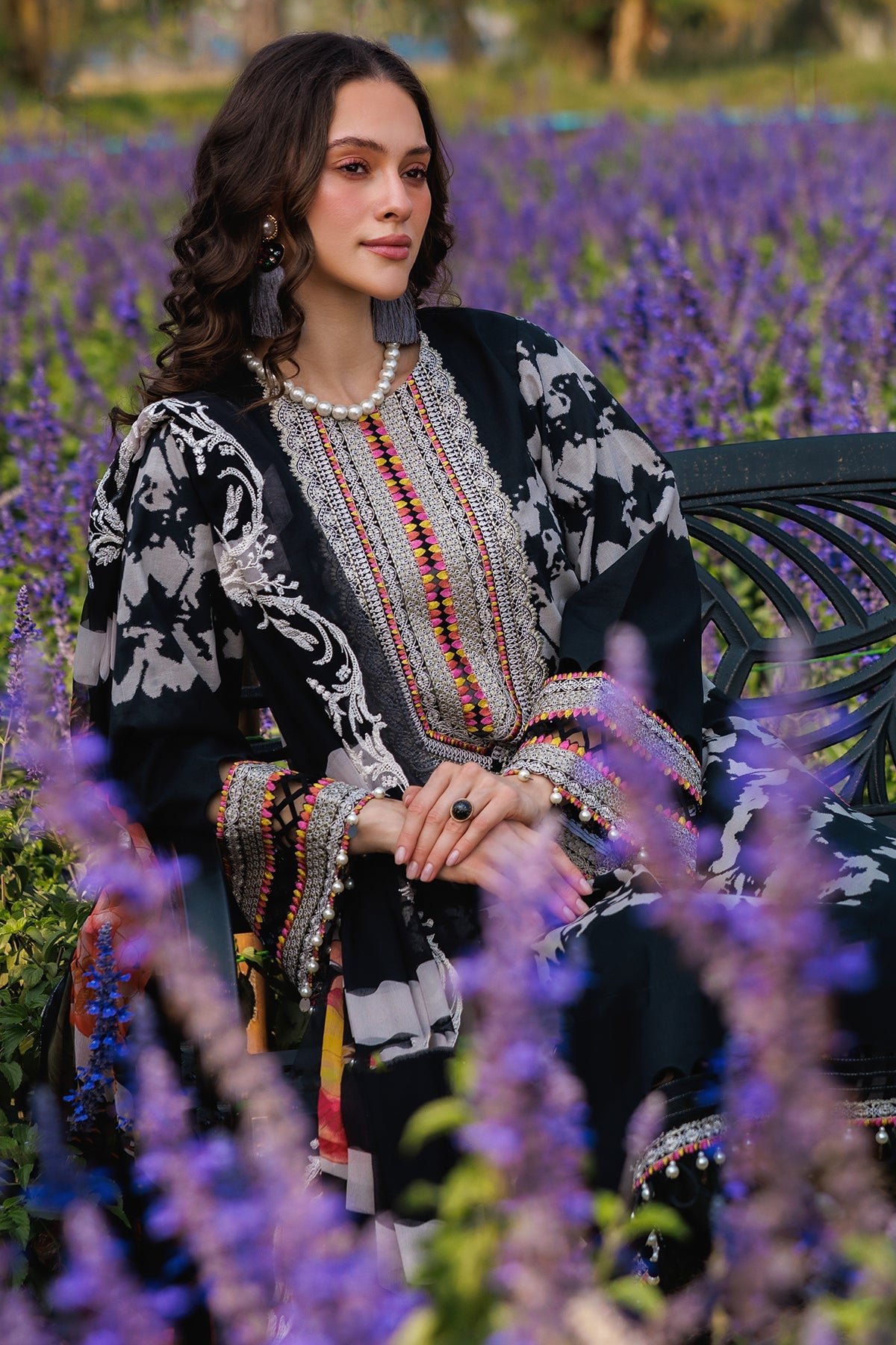 3-PC Unstitched Embroidered Lawn Collection CC5-01