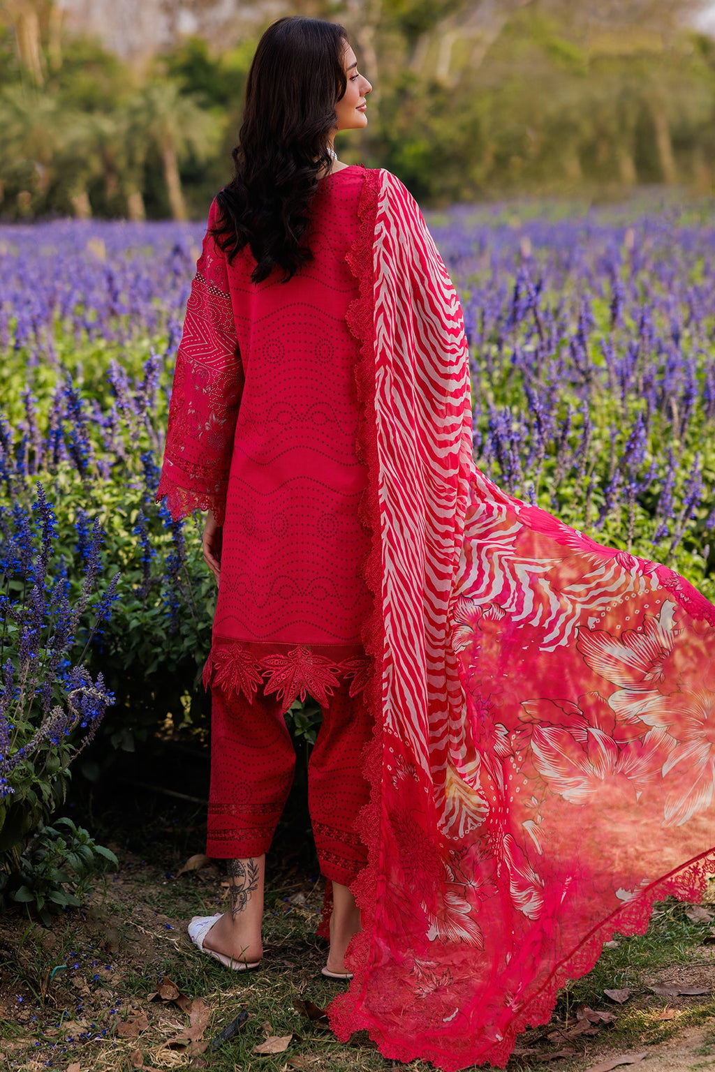 3-PC Unstitched Embroidered Lawn Collection CC5-02