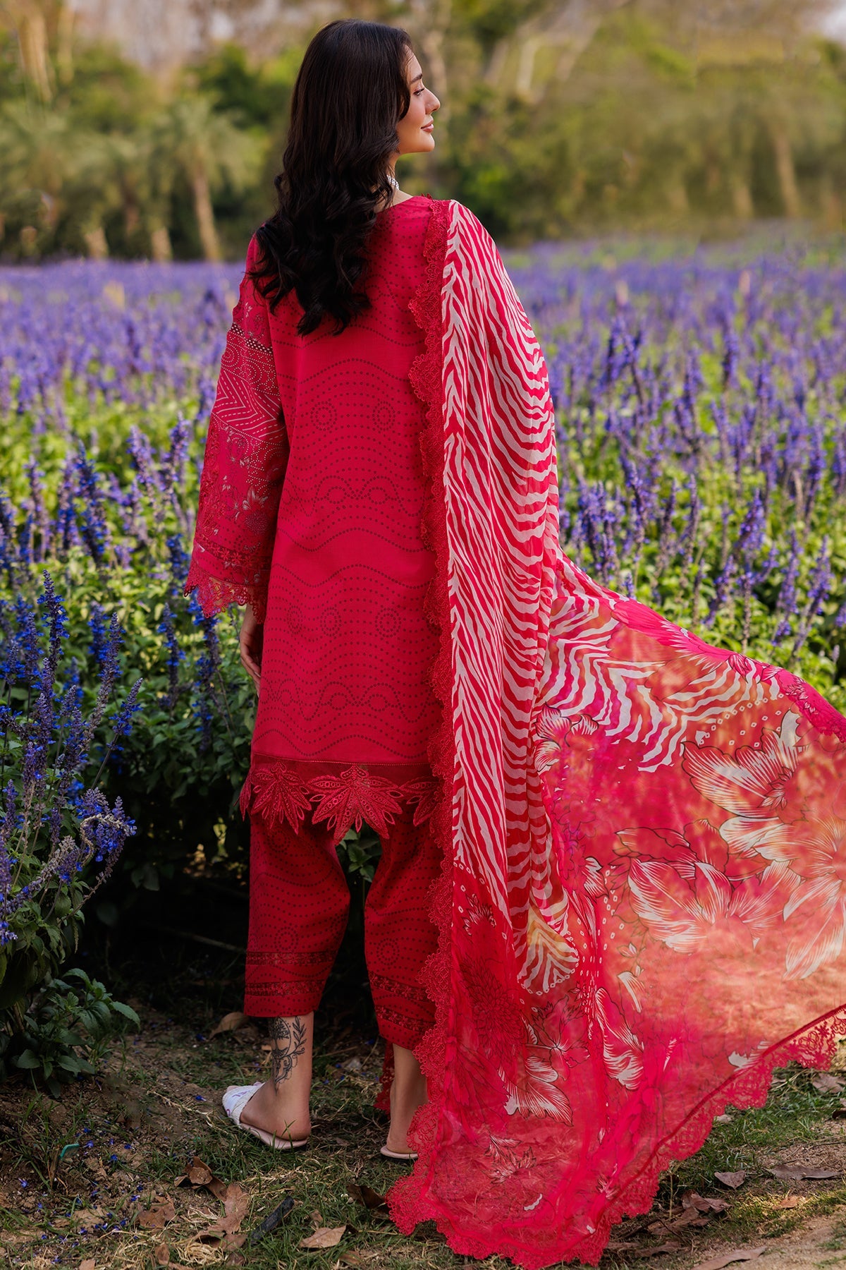 3-PC Unstitched Embroidered Lawn Collection CC5-02