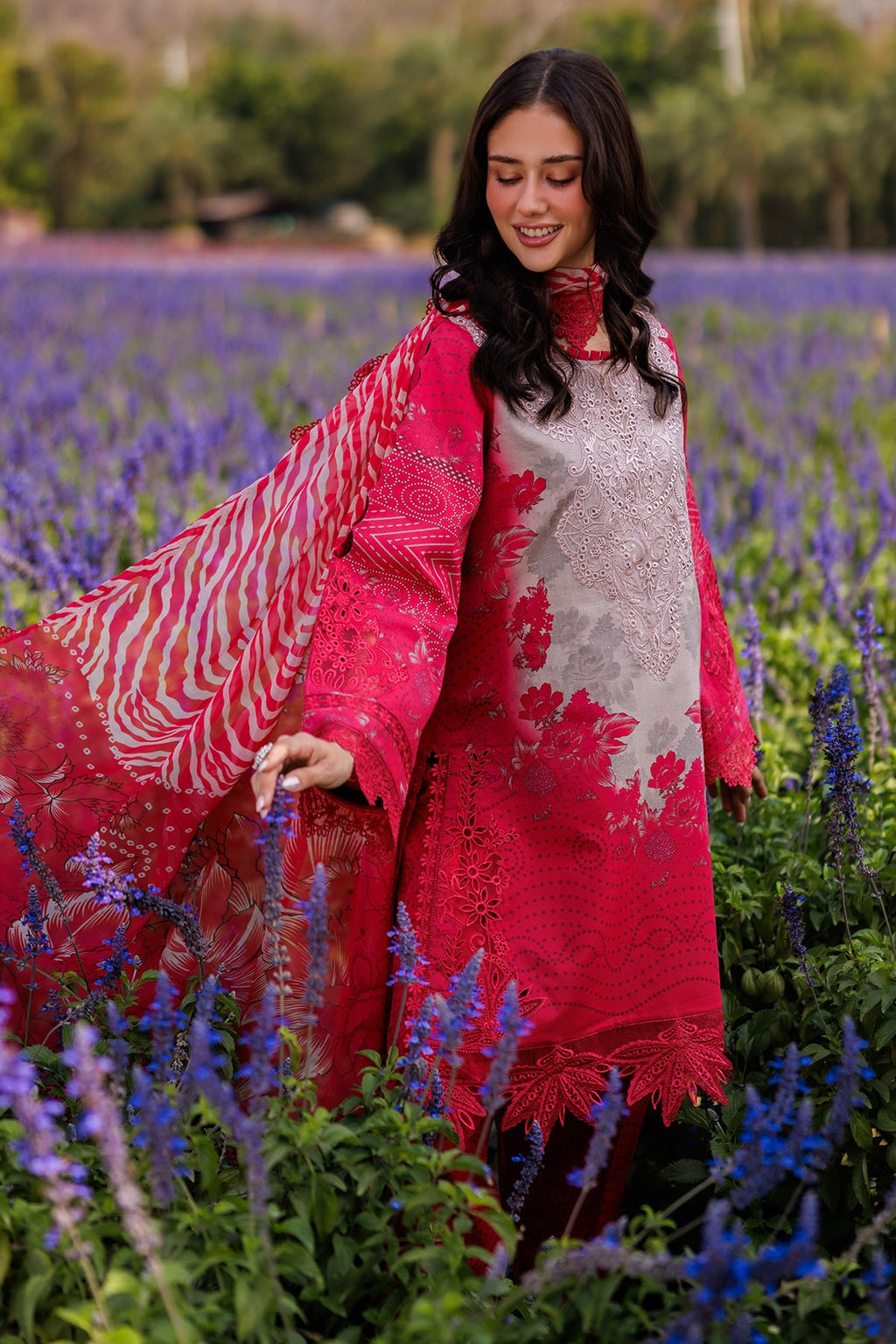 3-PC Unstitched Embroidered Lawn Collection CC5-02