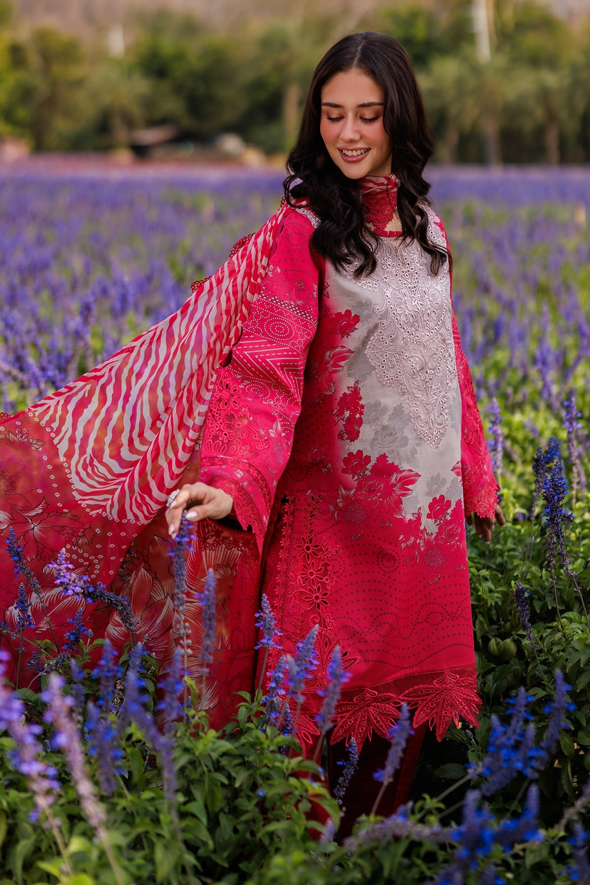 3-PC Unstitched Embroidered Lawn Collection CC5-02