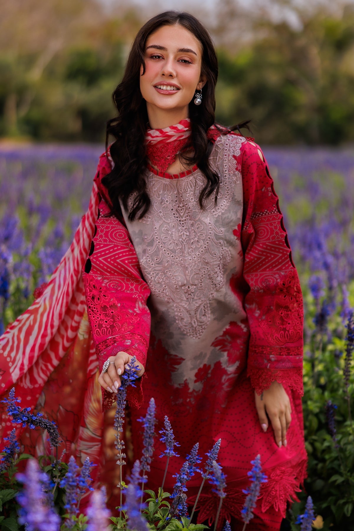 3-PC Unstitched Embroidered Lawn Collection CC5-02