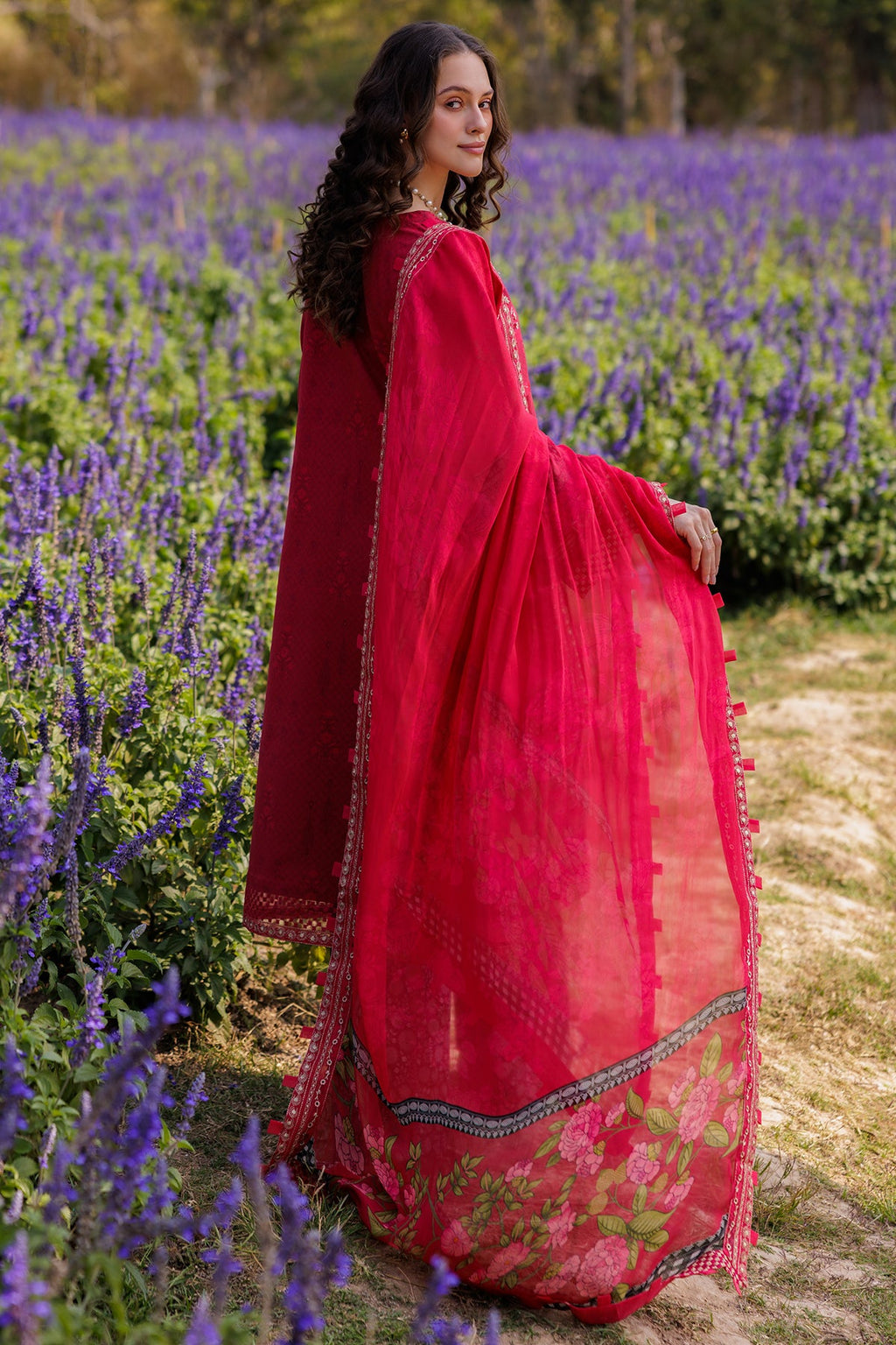 3-PC Unstitched Embroidered Lawn Collection CC5-04