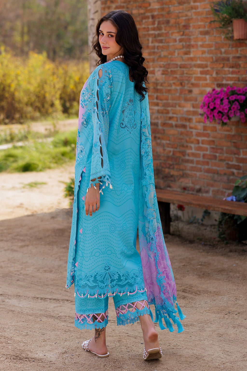 3-PC Unstitched Embroidered Lawn Collection CC5-09