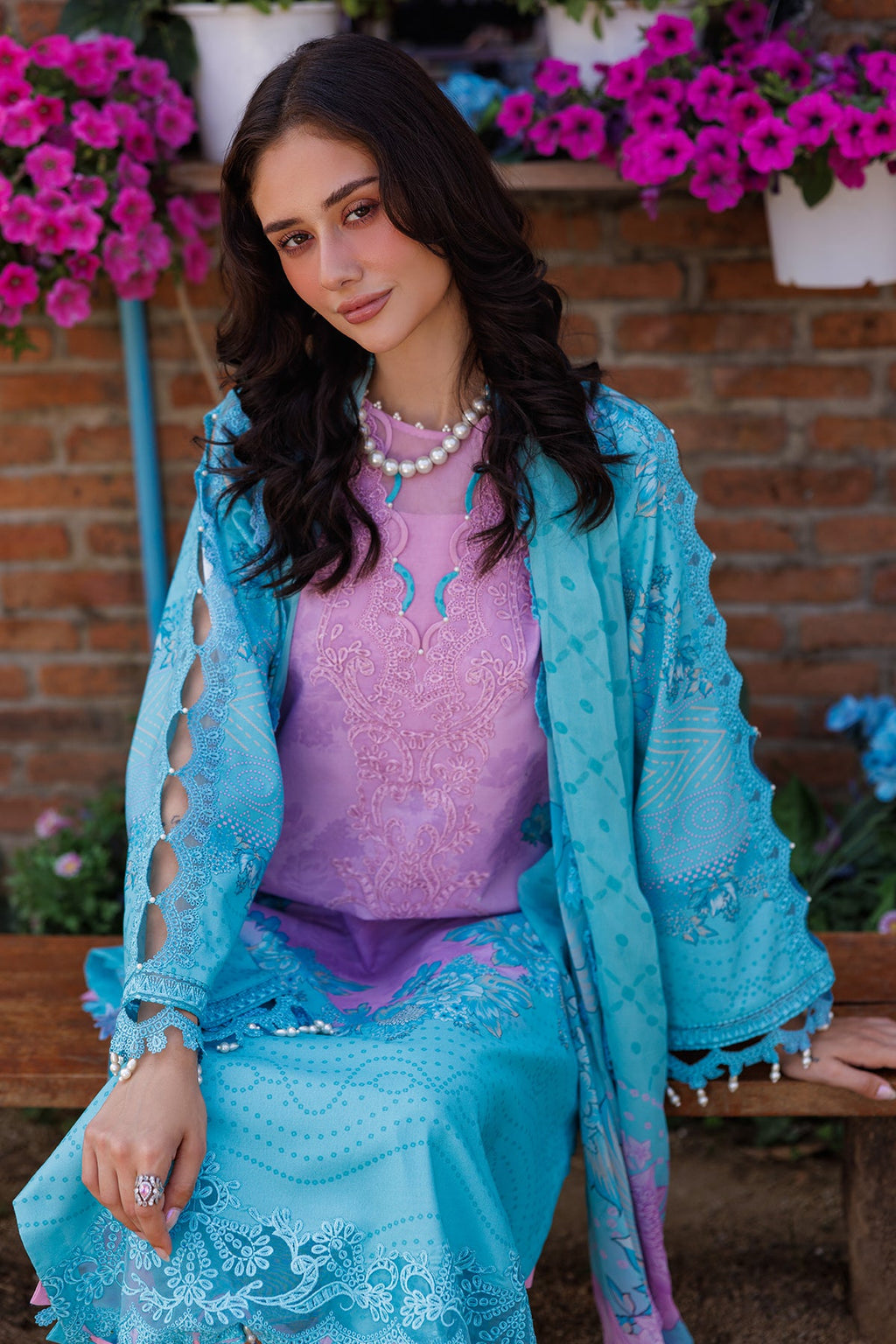 3-PC Unstitched Embroidered Lawn Collection CC5-09