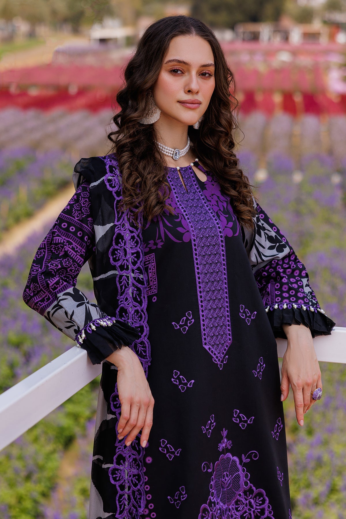 3-PC Unstitched Embroidered Lawn Collection CC5-06