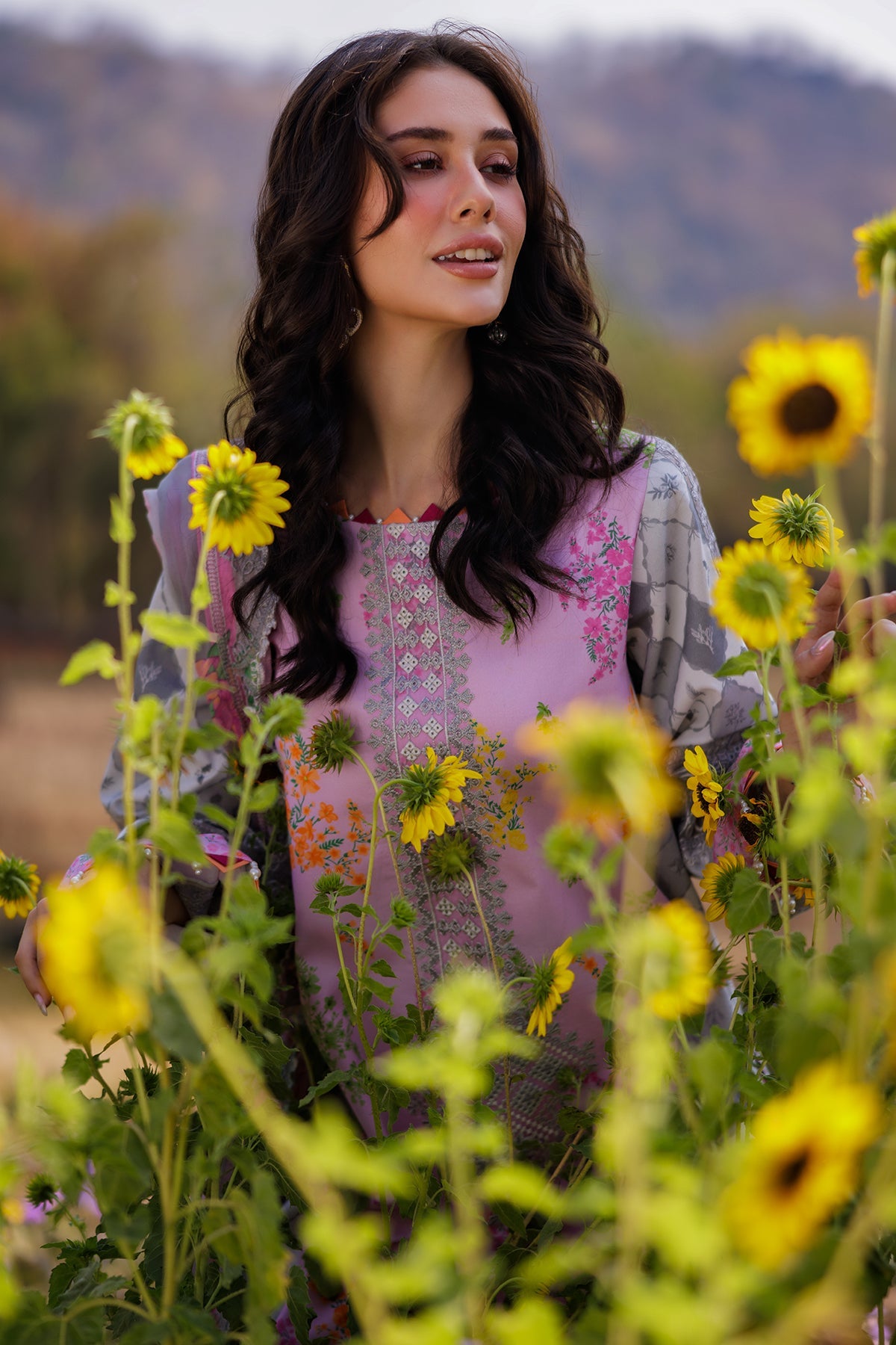 3-PC Unstitched Embroidered Lawn Collection CC5-07