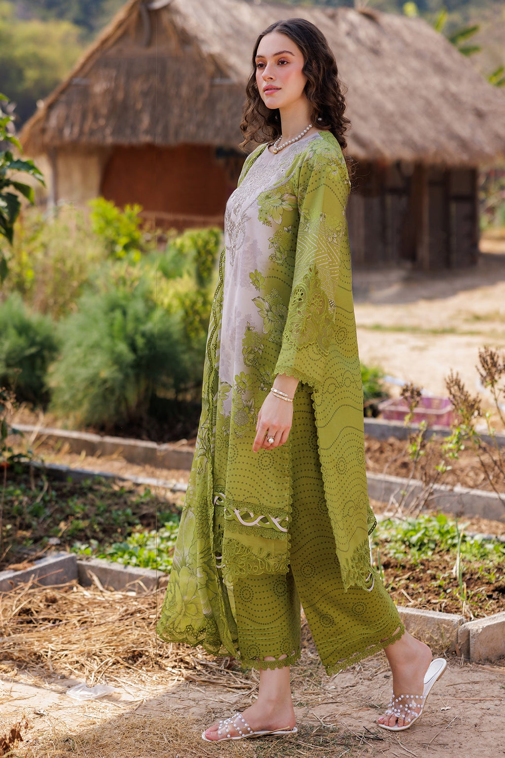 3-PC Unstitched Embroidered Lawn Collection CC5-05