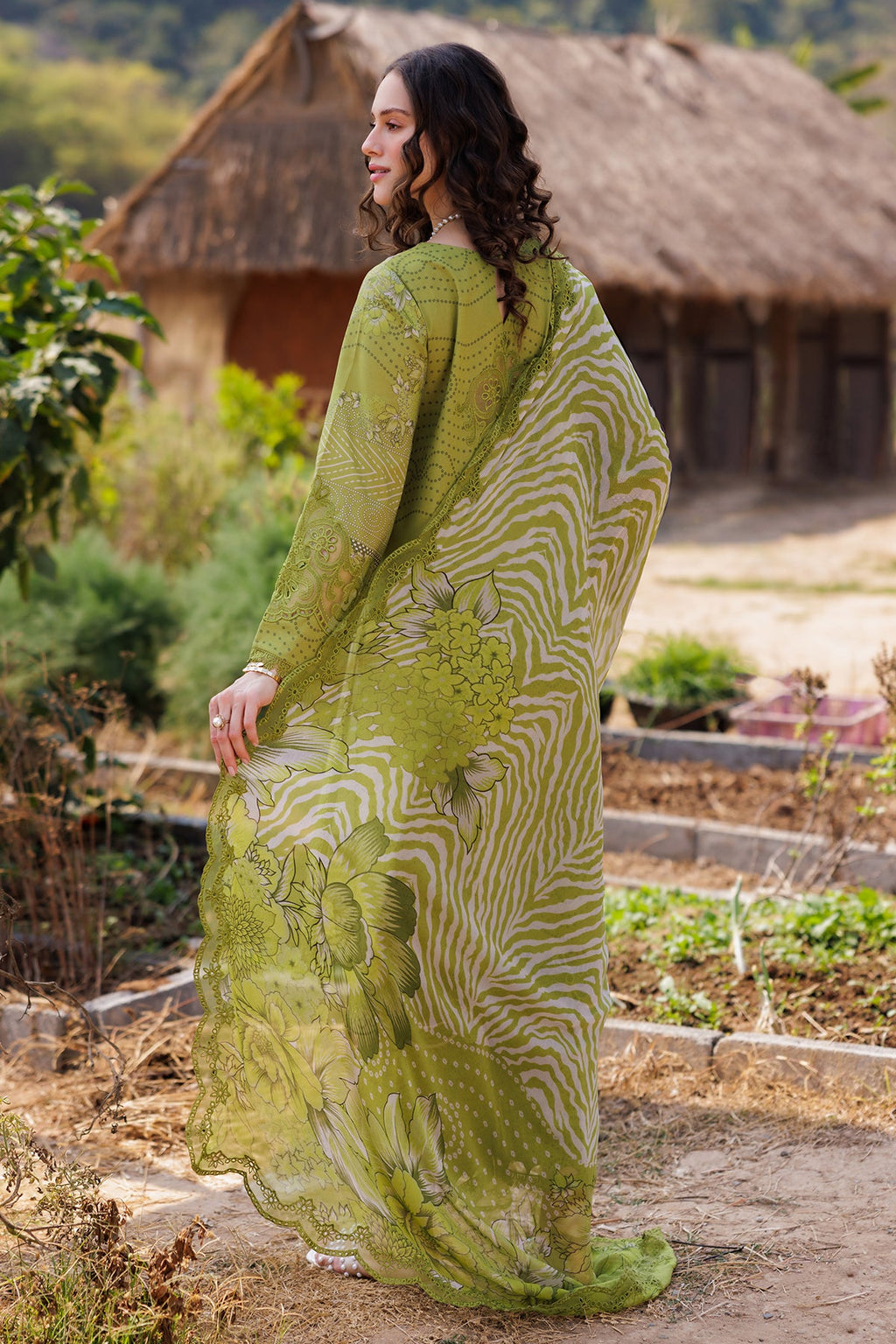 3-PC Unstitched Embroidered Lawn Collection CC5-05