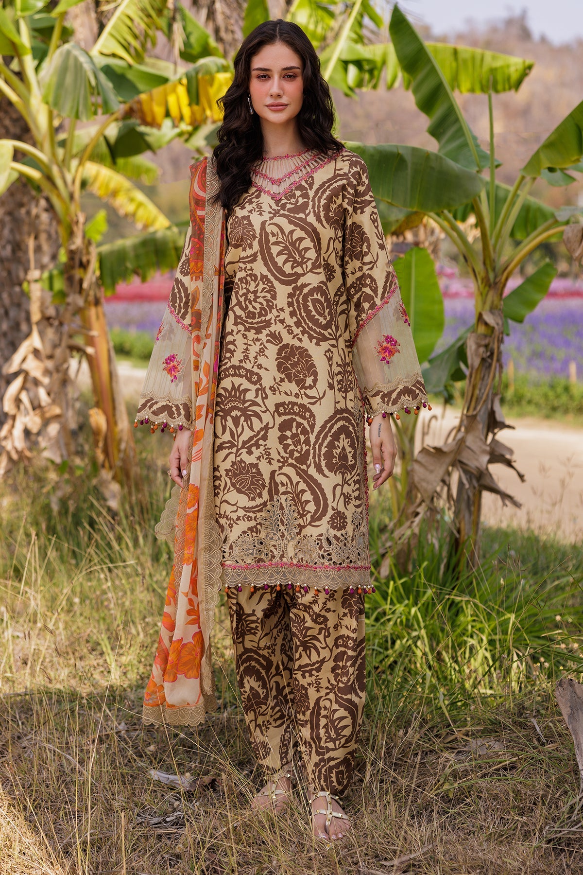 3-PC Unstitched Embroidered Lawn Collection CC5-10