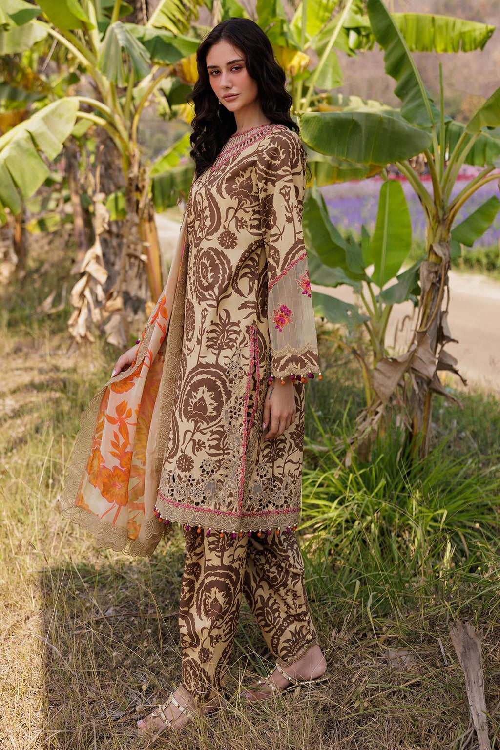 3-PC Unstitched Embroidered Lawn Collection CC5-10