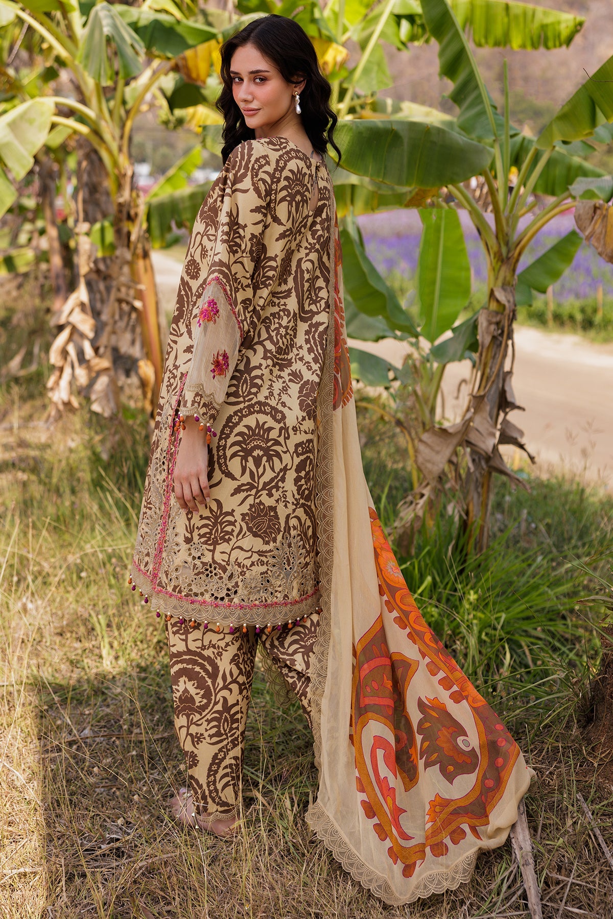 3-PC Unstitched Embroidered Lawn Collection CC5-10