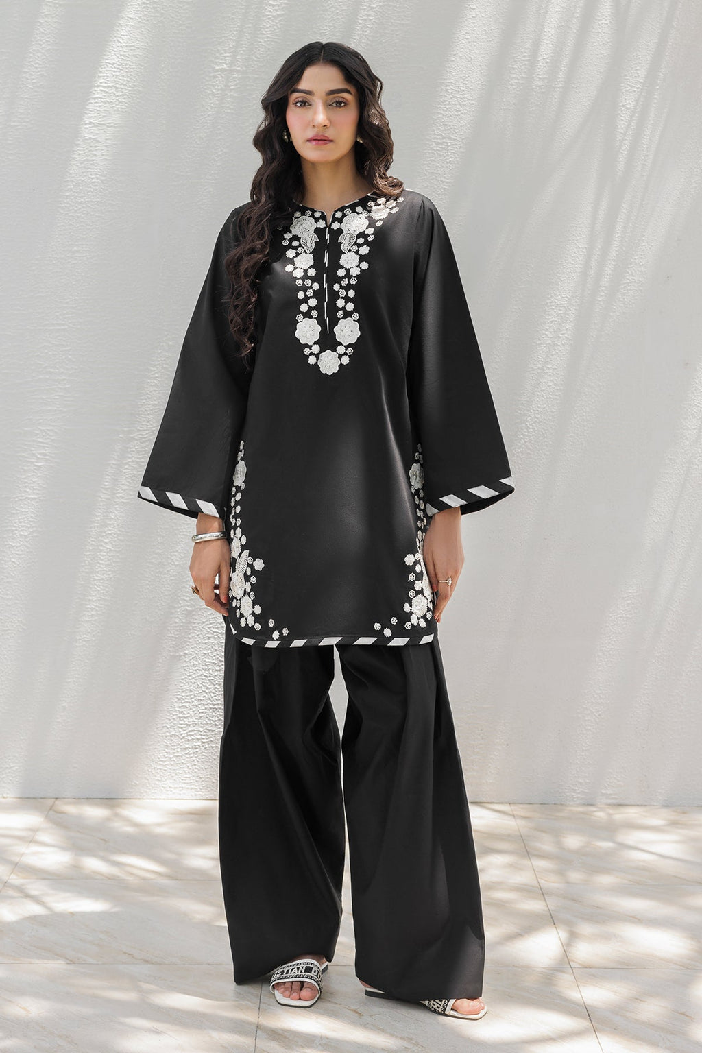 2-PC Embroidered Cotton Suit CNP-5-178
