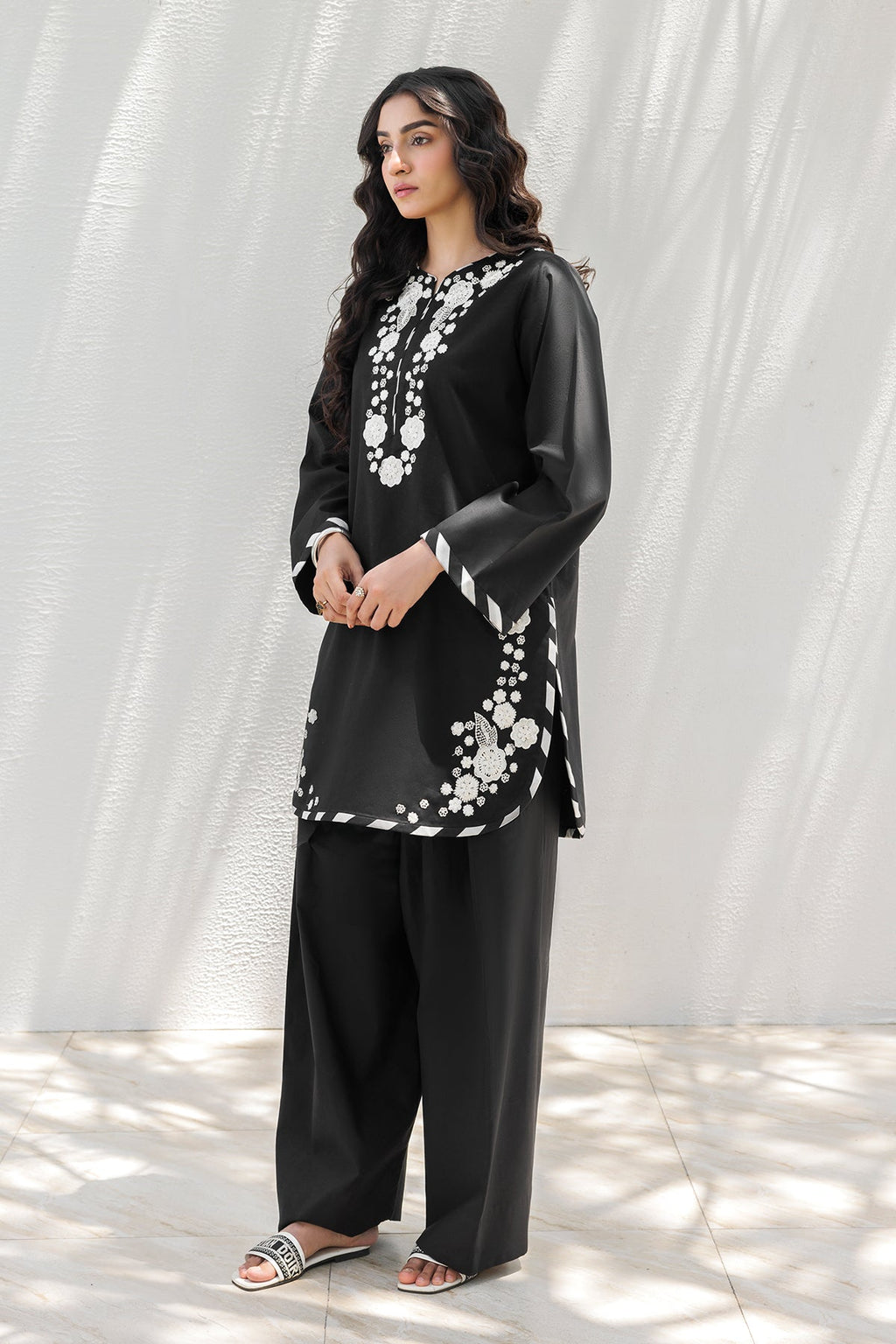 2-PC Embroidered Cotton Suit CNP-5-178