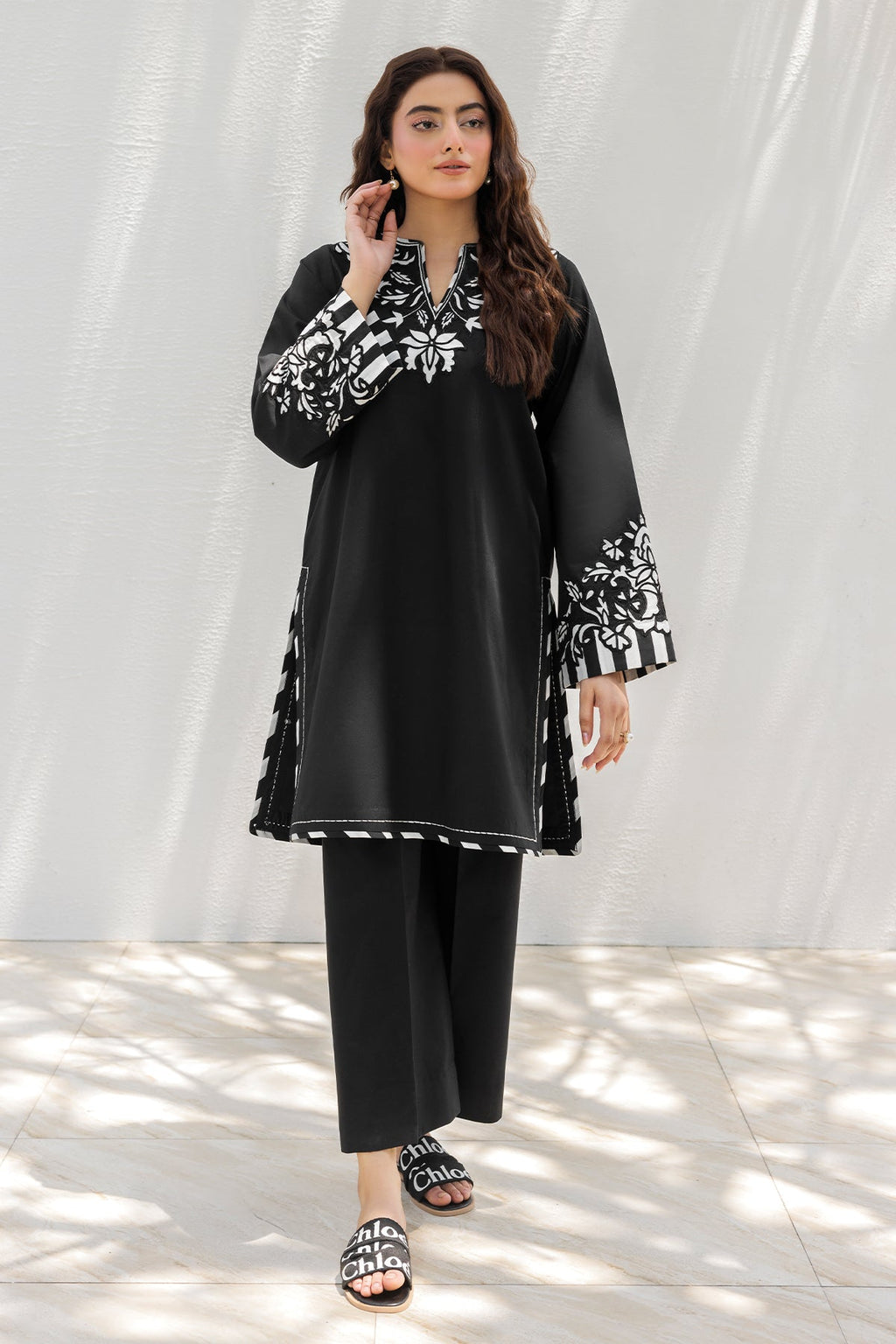 2-PC Embroidered Cotton Suit CNP-5-180