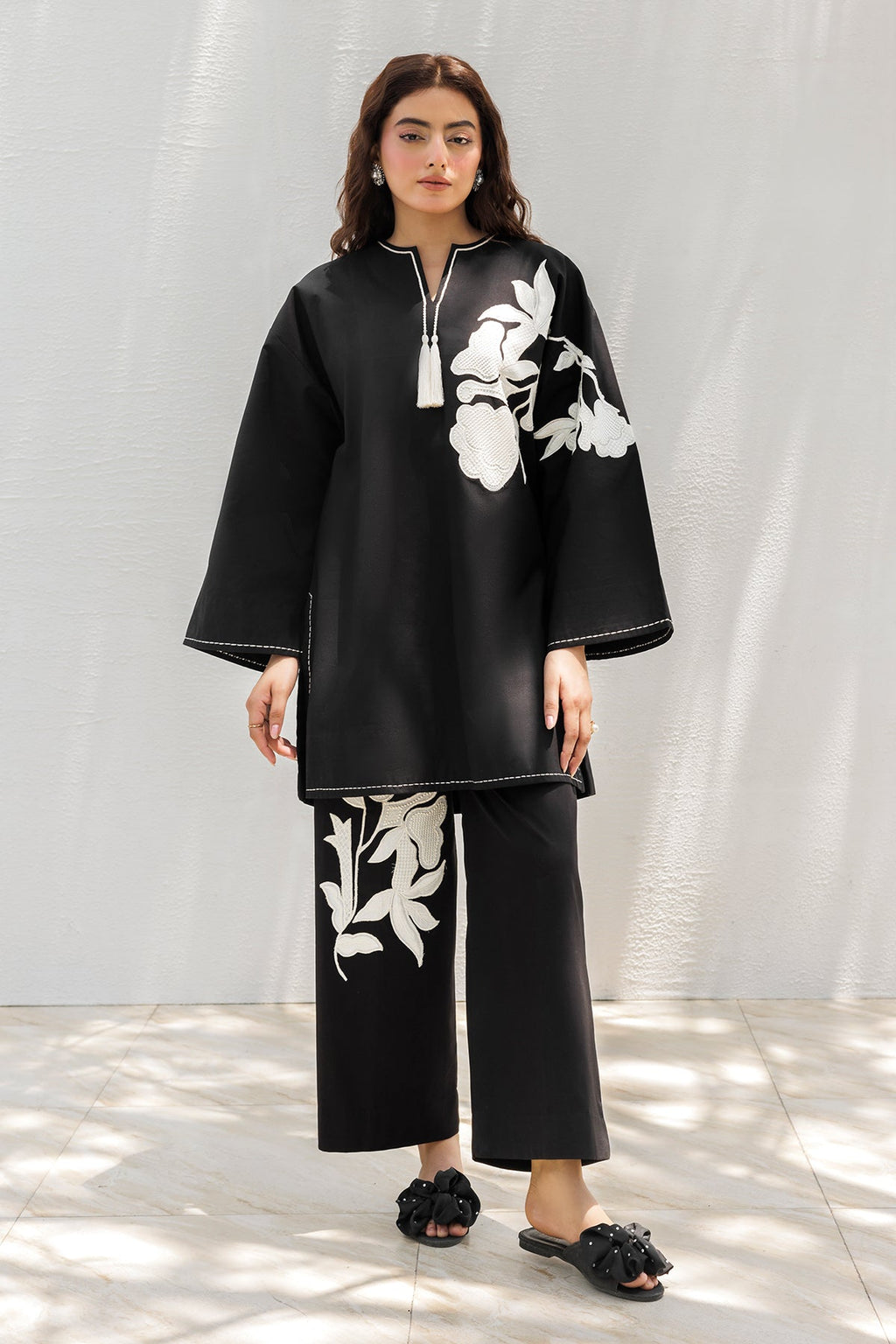 2-PC Embroidered Cotton Suit CNP-5-134