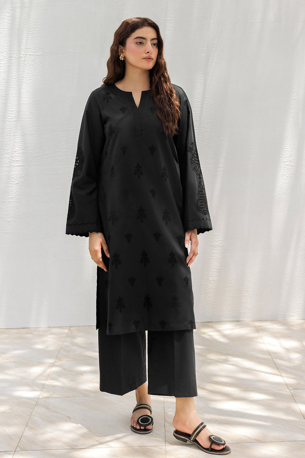 2-PC Embroidered Cotton Suit CNP-5-184