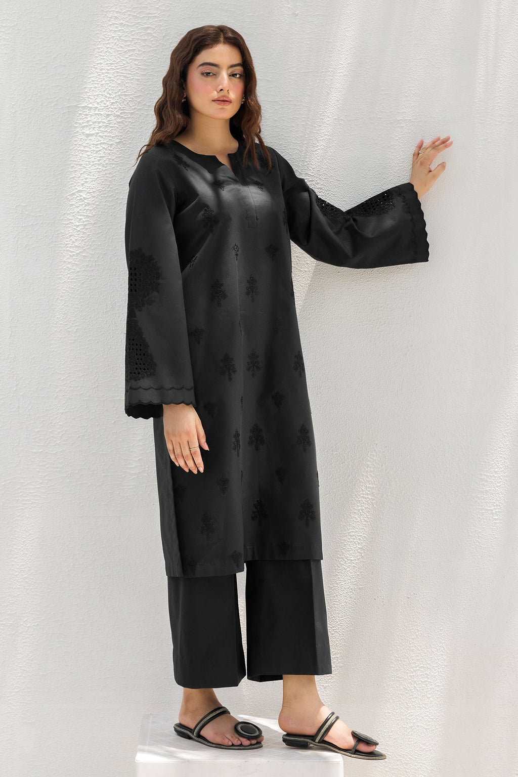 2-PC Embroidered Cotton Suit CNP-5-184