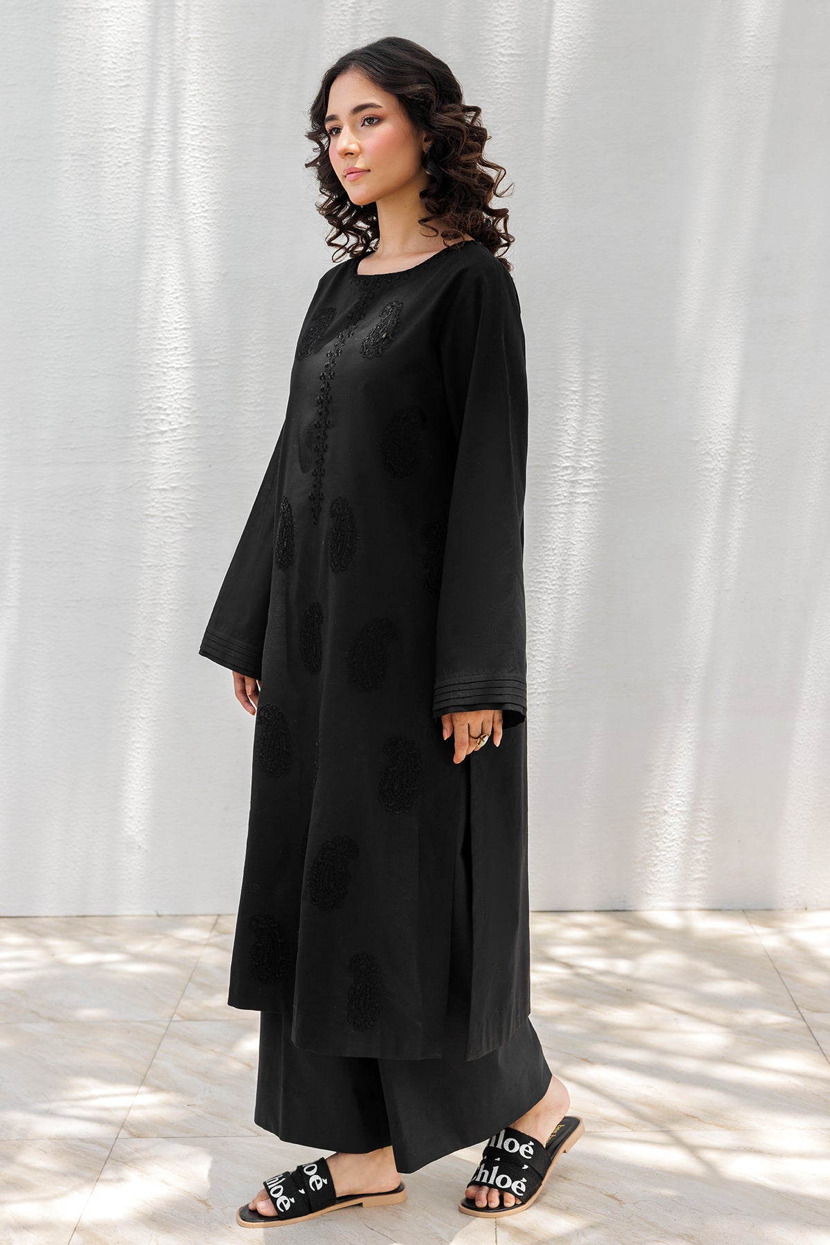 2-PC Embroidered Cotton Suit CNP-5-194