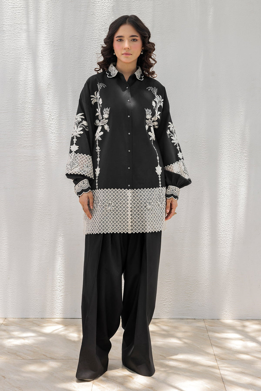 2-PC Embroidered Cotton Suit CNP-5-133