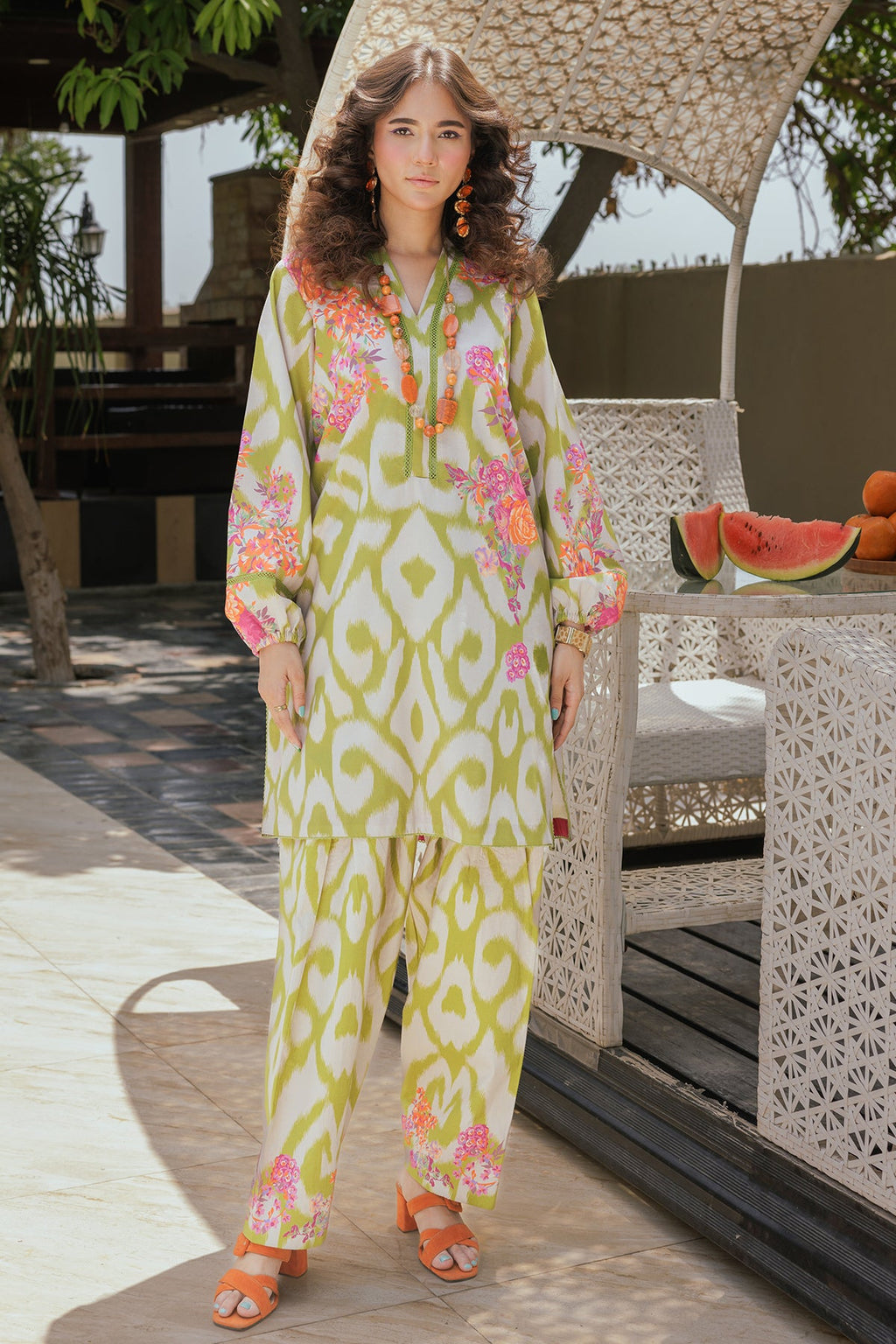 2-PC Printed Lawn Suit CPM-5-66Z