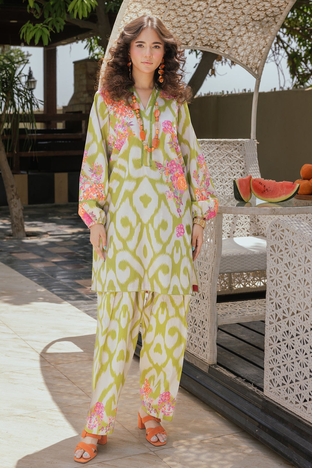 2-PC Printed Lawn Suit CPM-5-66Z