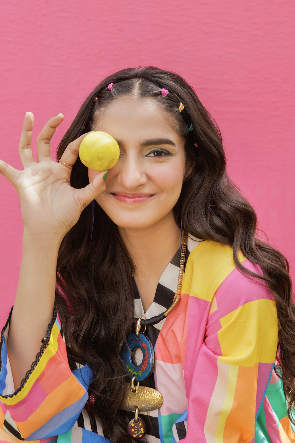 2-PC Printed Cotton Suit CPM-5-143Z