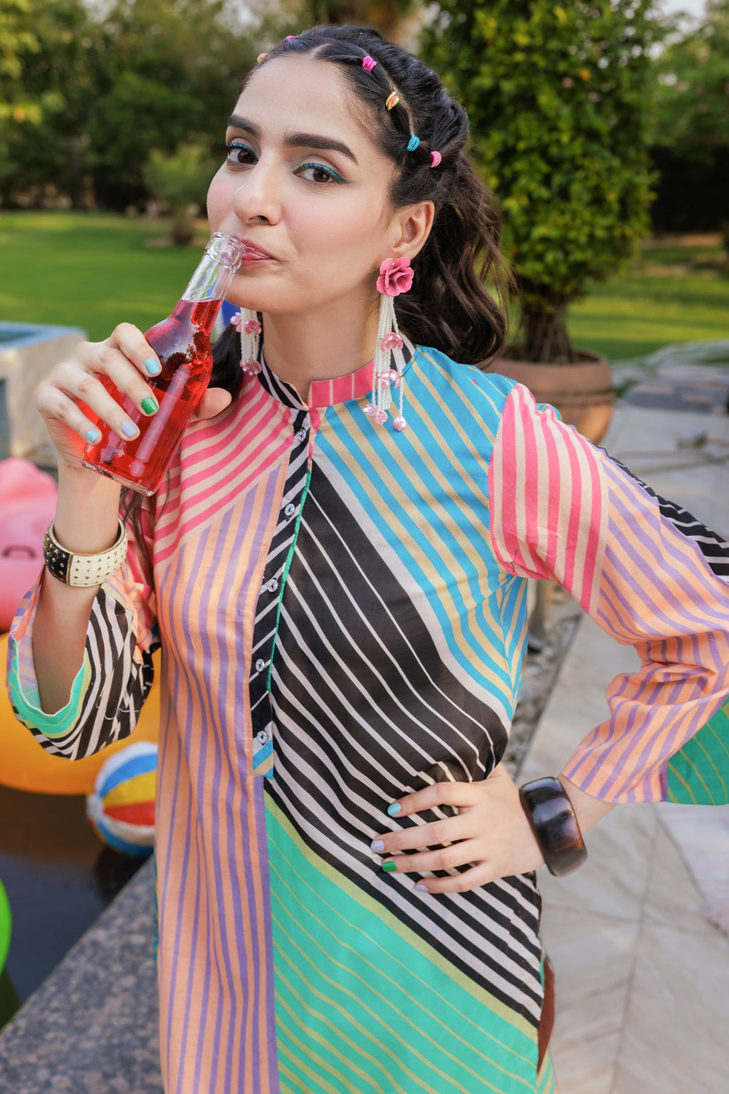 2-PC Printed Lawn Suit CPM-5-111