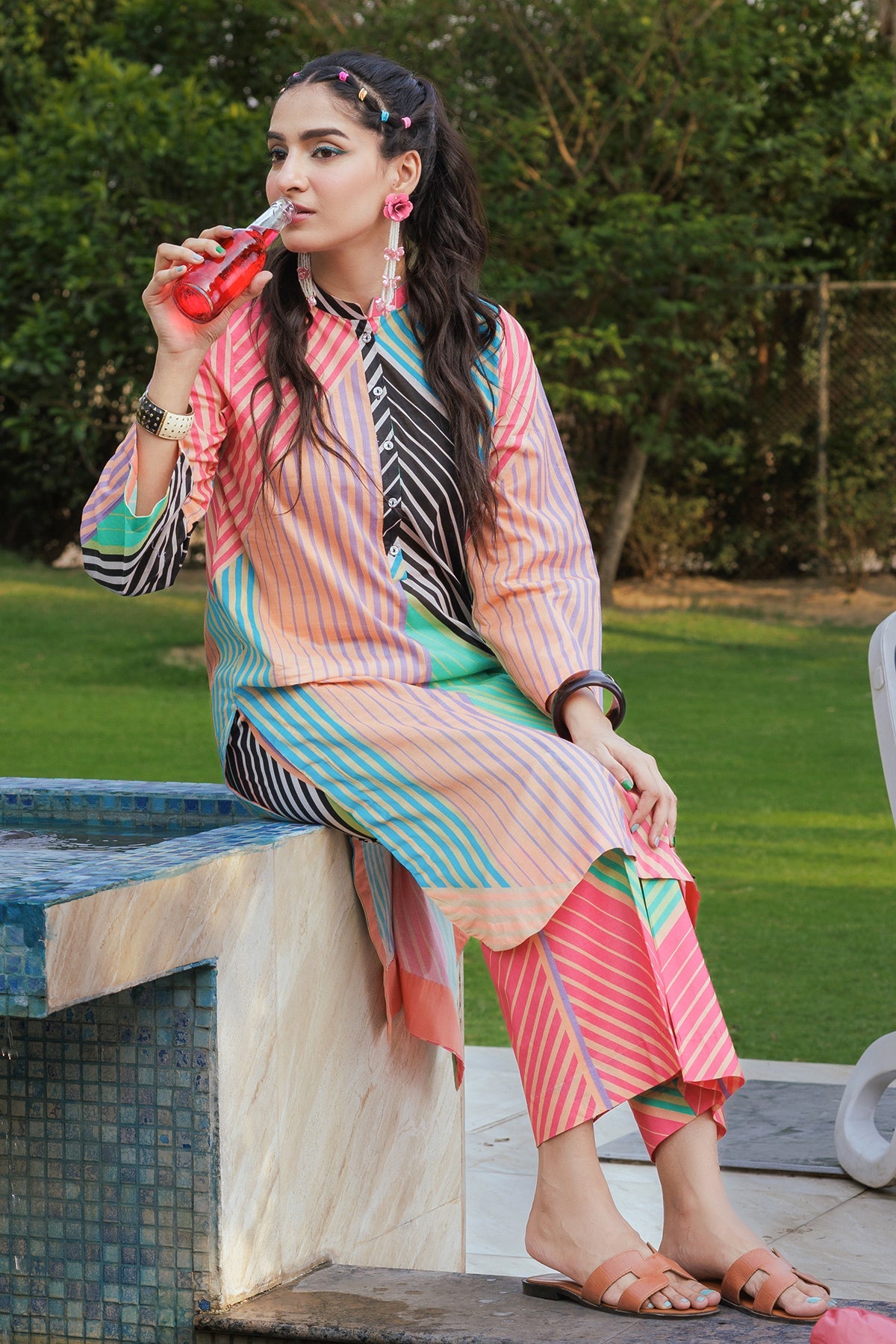 2-PC Printed Lawn Suit CPM-5-111