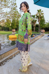 2-PC Printed Cotton Suit CPM-5-099