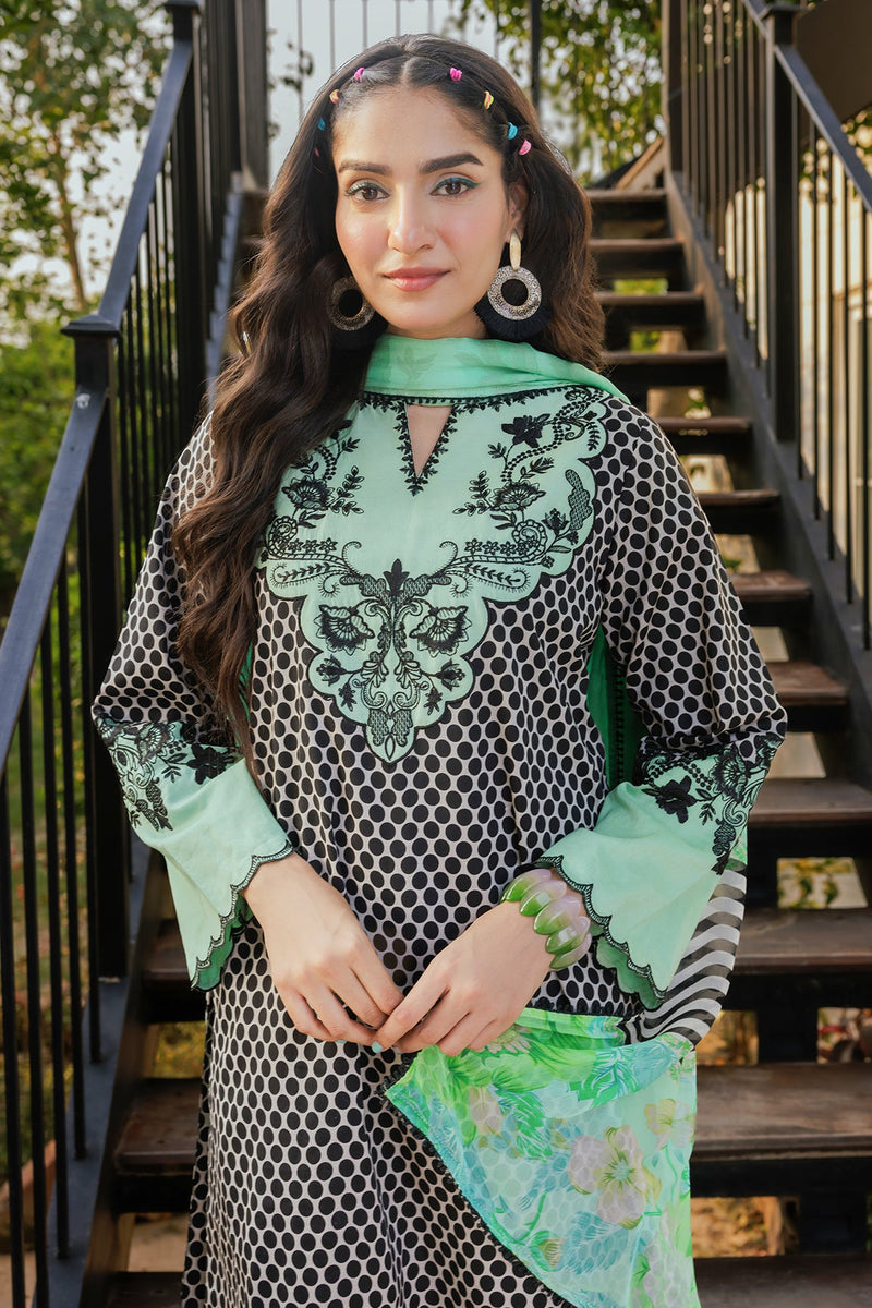 3-PC Embroidered Cotton Suit CPM-5-116Z