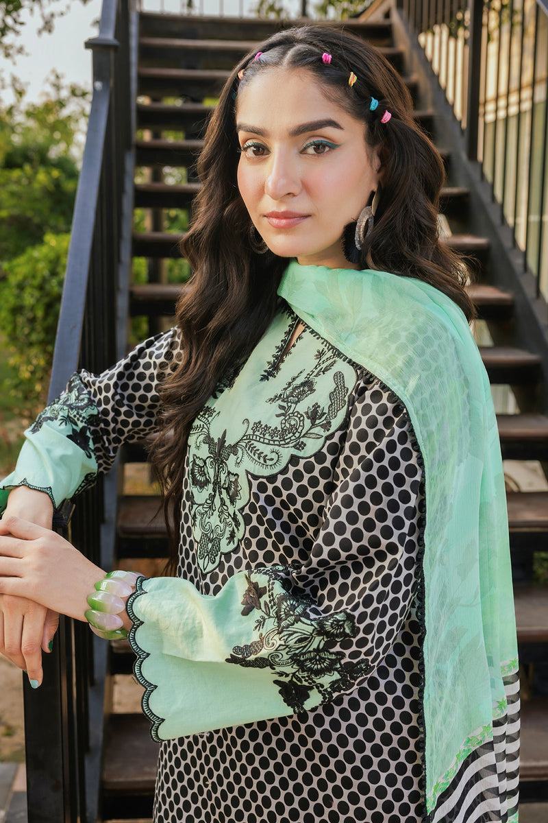 3-PC Embroidered Cotton Suit CPM-5-116Z
