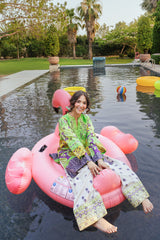2-PC Printed Cotton Suit CPM-5-099