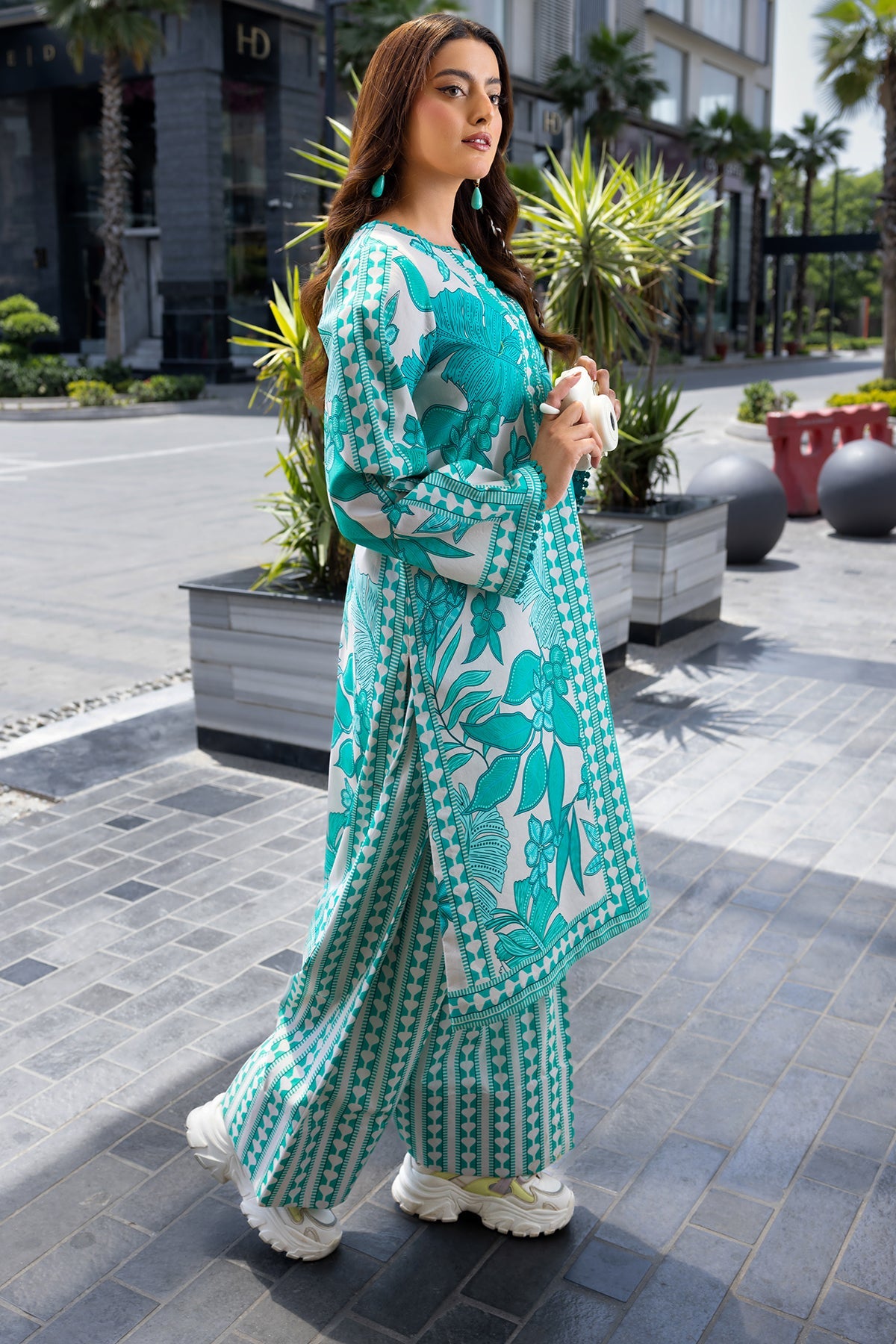 2-PC Printed Lawn Suit CPM-5-148Z