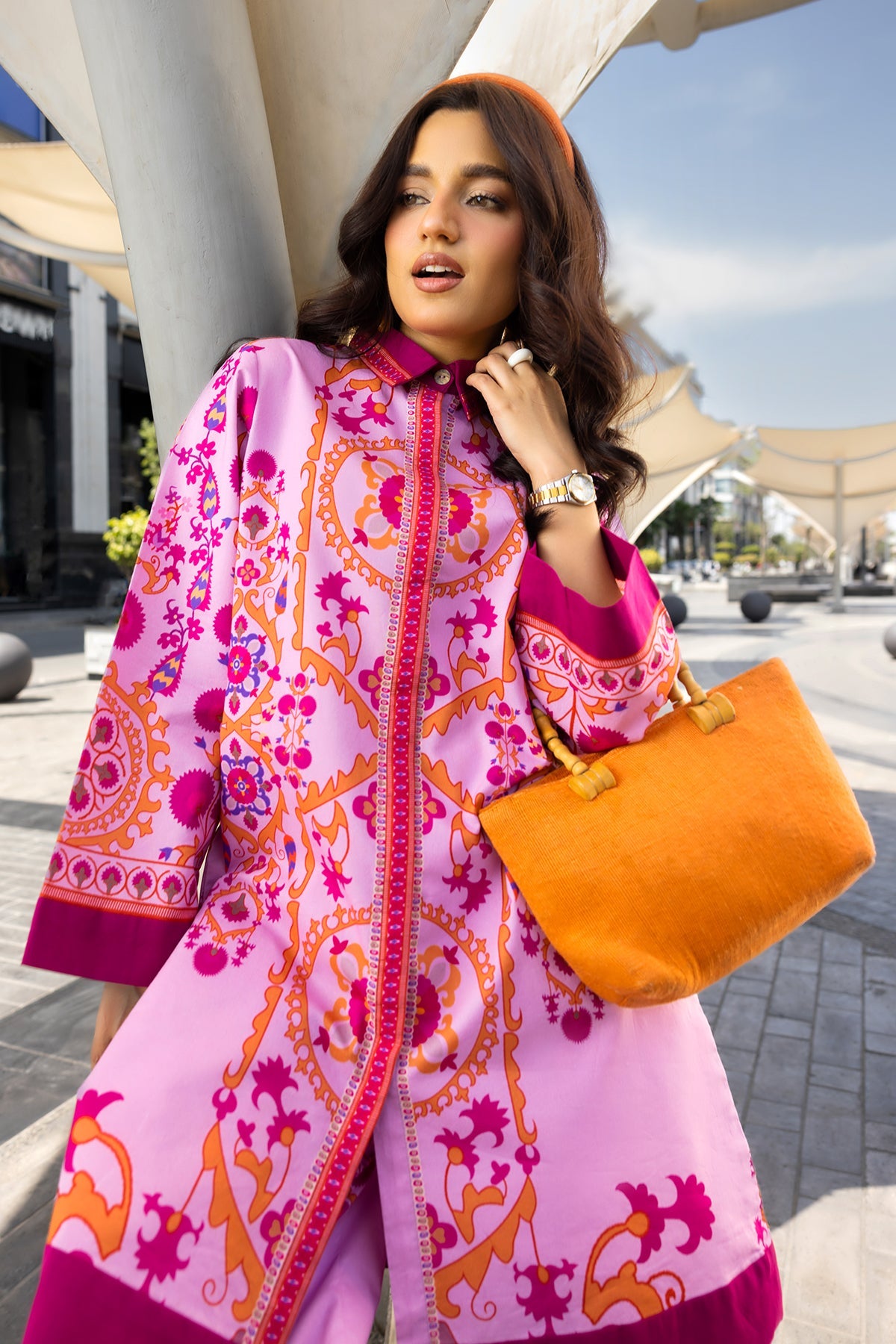 2-PC Printed Cotton Suit CPM-5-62Z