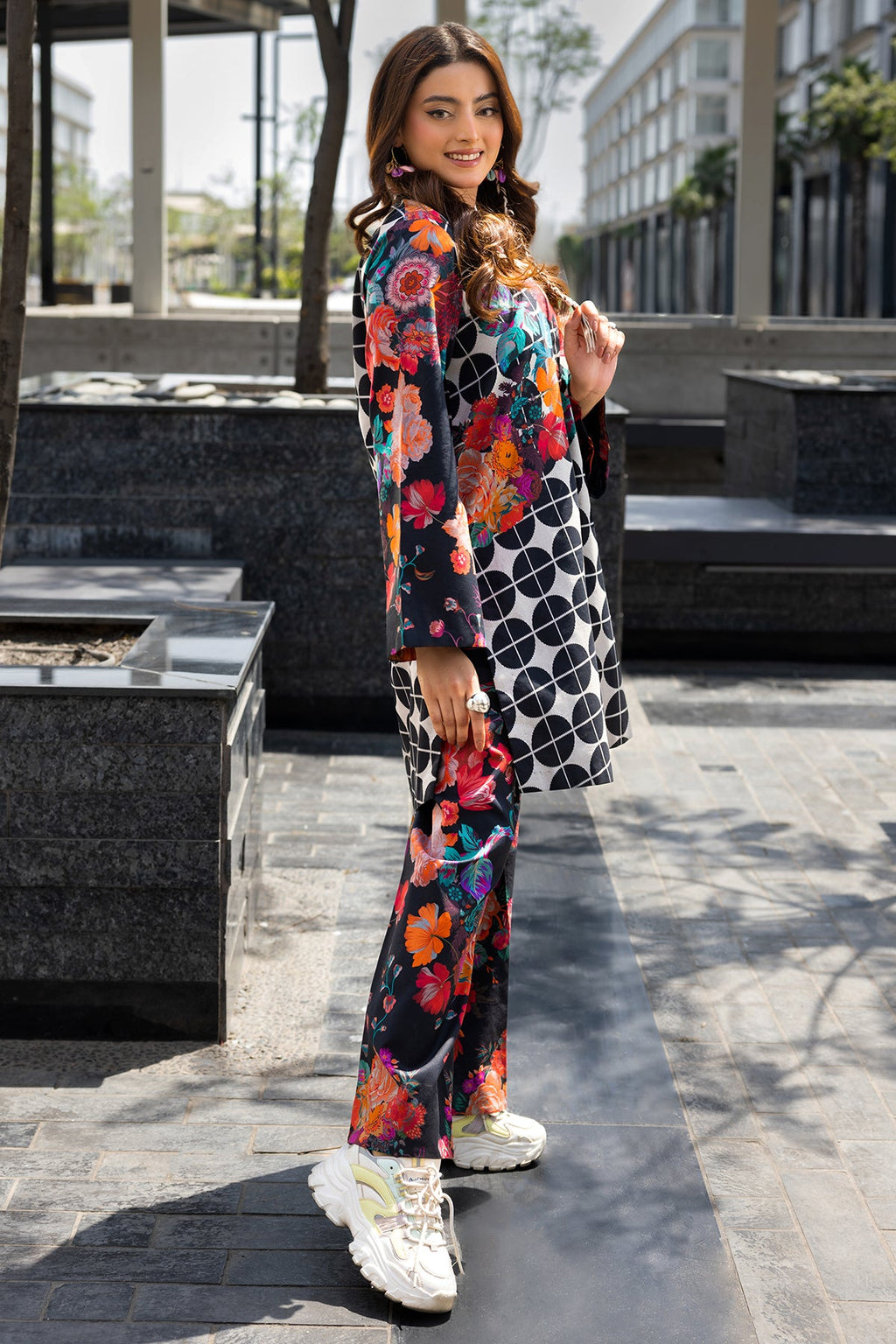 2-PC Printed Cotton Suit CPM-5-09Z