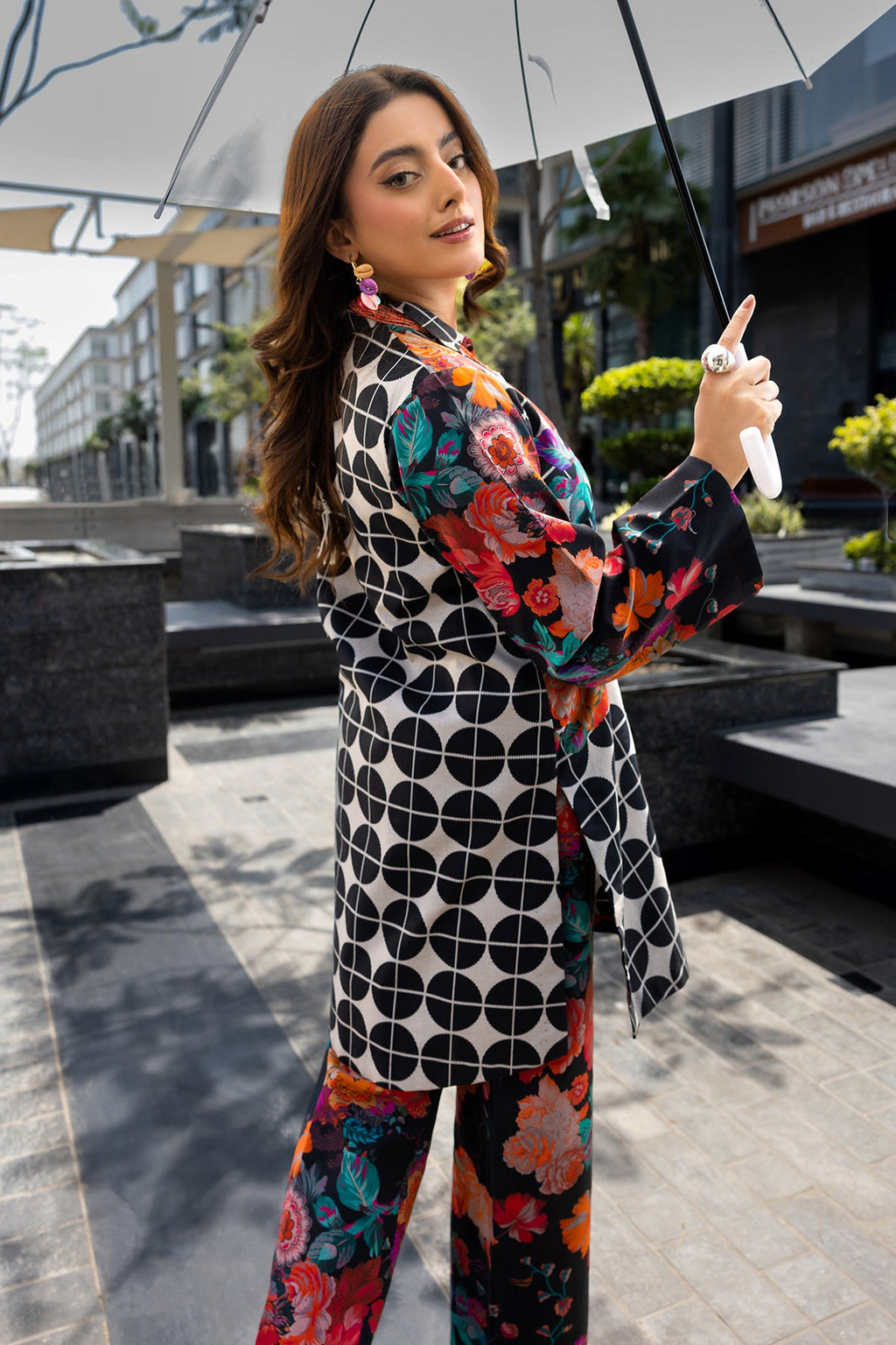 2-PC Printed Cotton Suit CPM-5-09Z