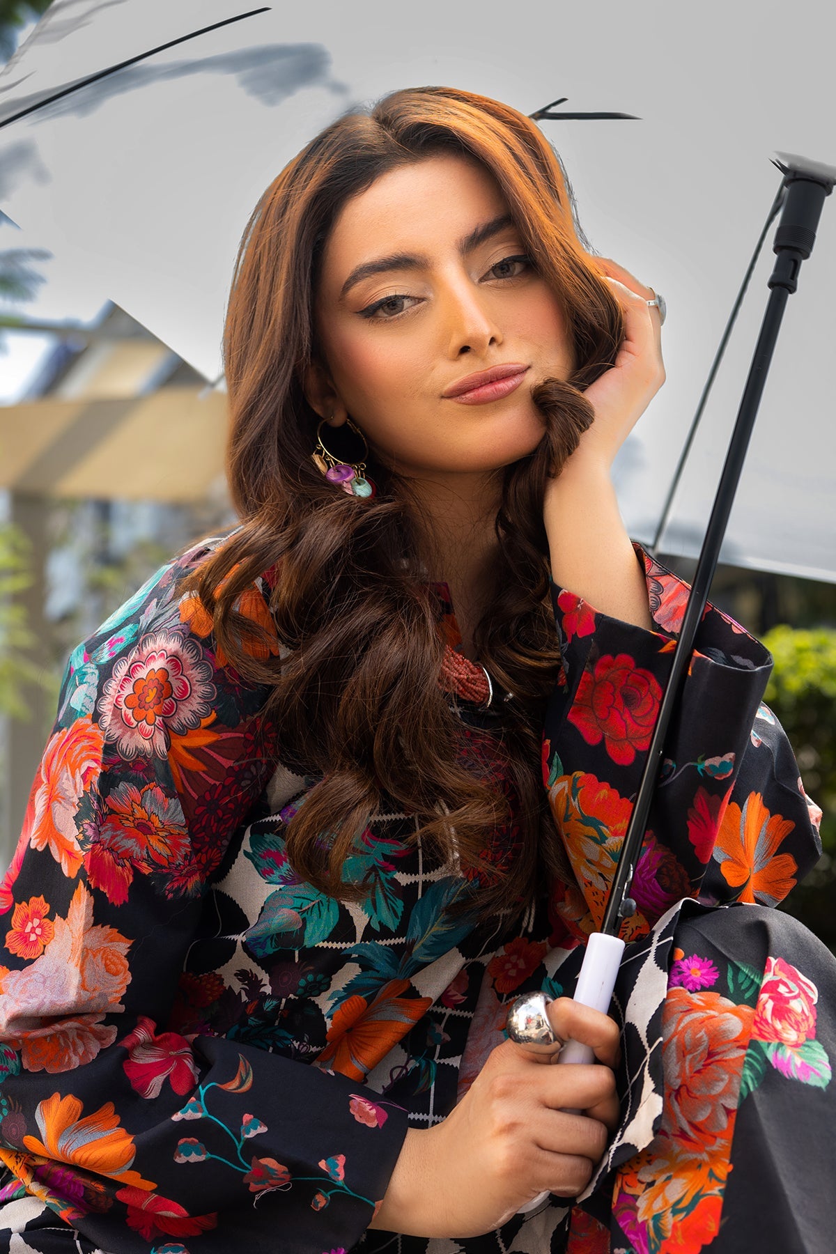 2-PC Printed Cotton Suit CPM-5-09Z