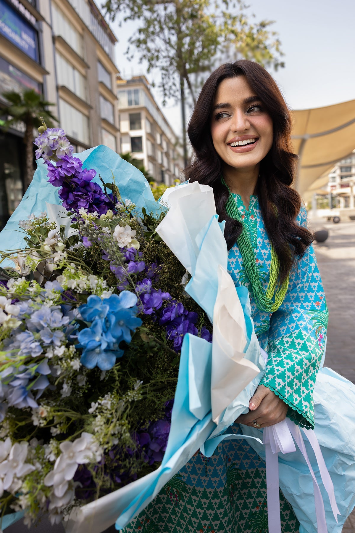 2-PC Printed Cotton Suit CPM-5-149Z