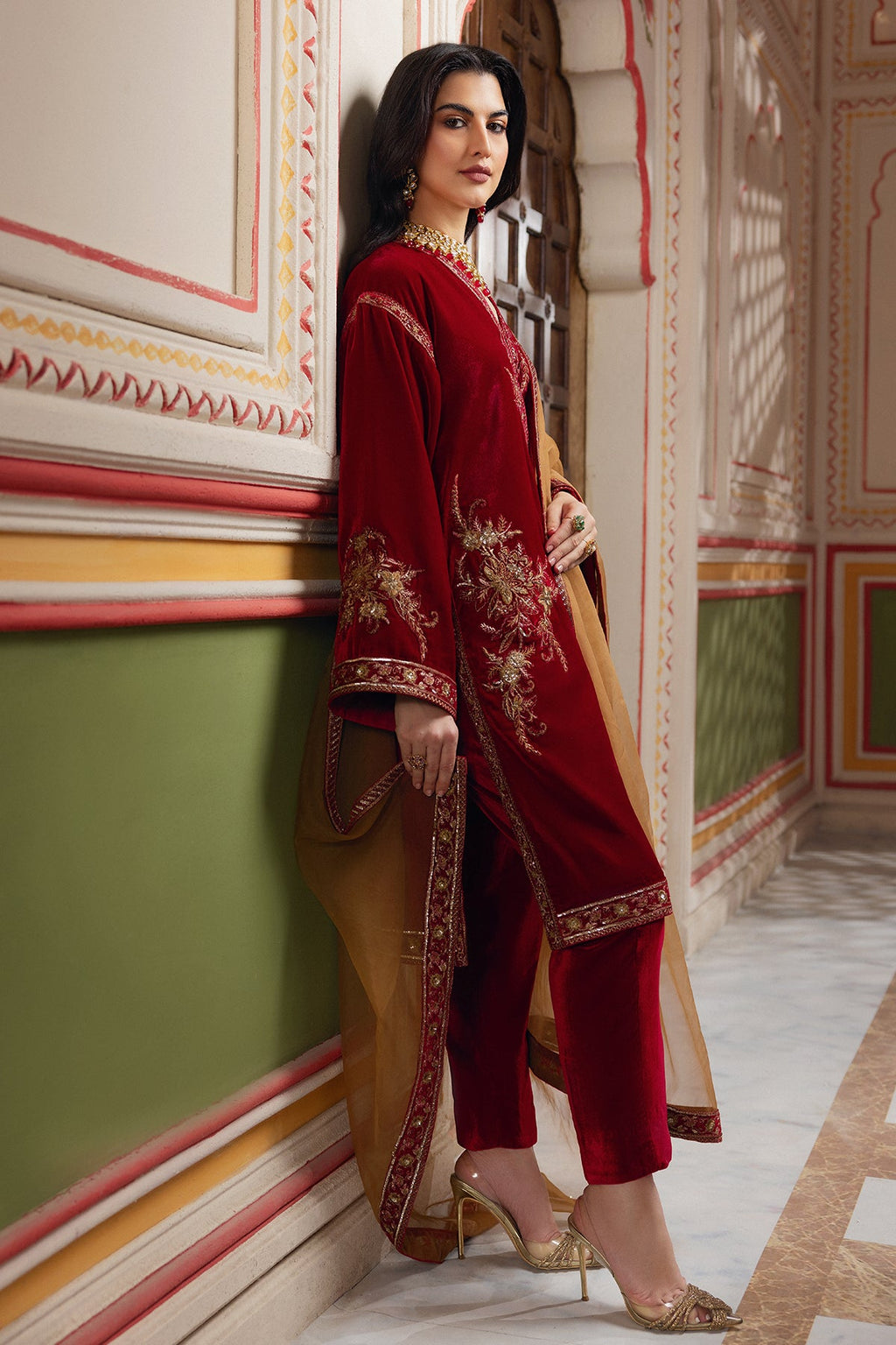 3-PC Premium Velvet Suit CVT4-17 P