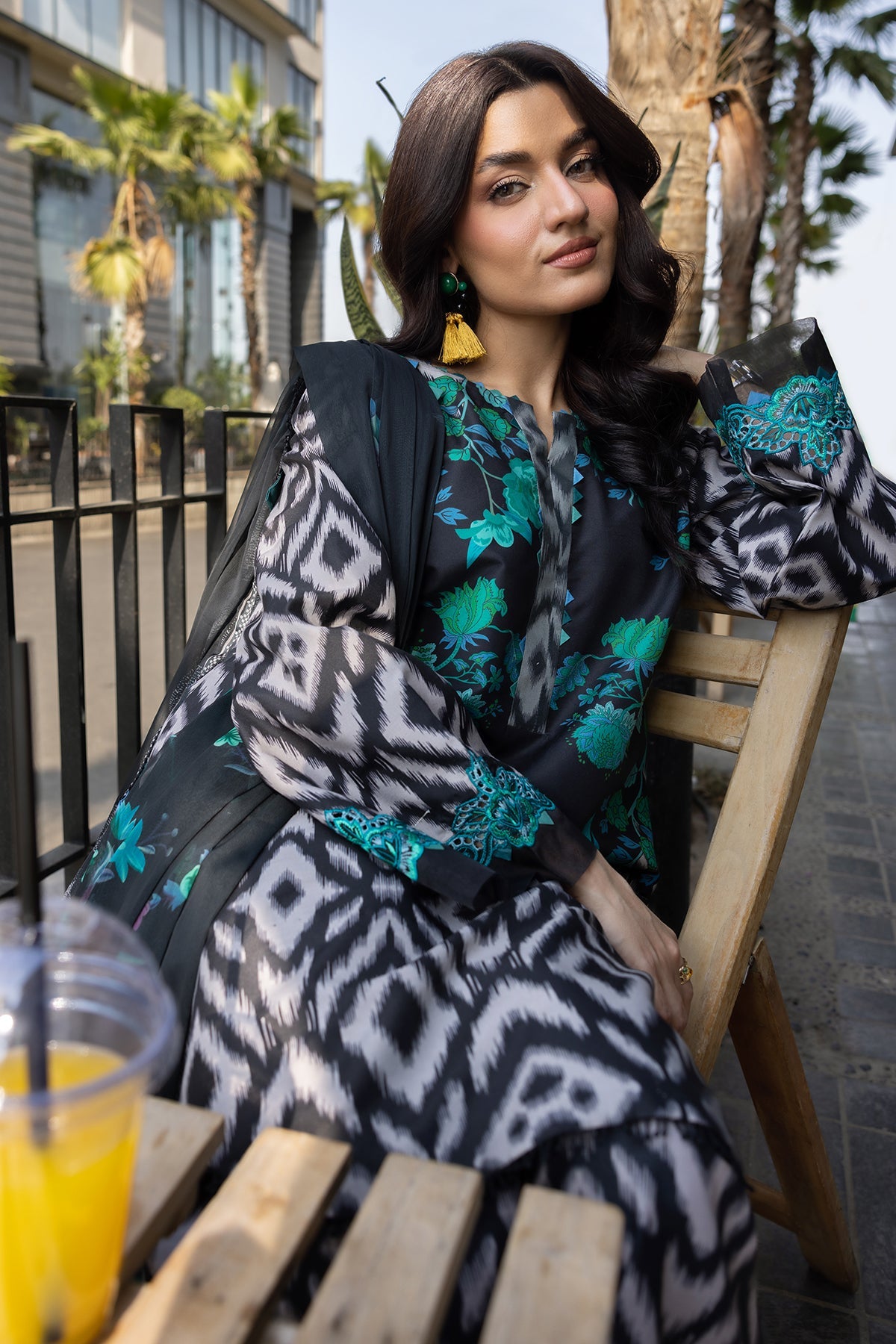 3-PC Embroidered Lawn Suit CPM-5-94